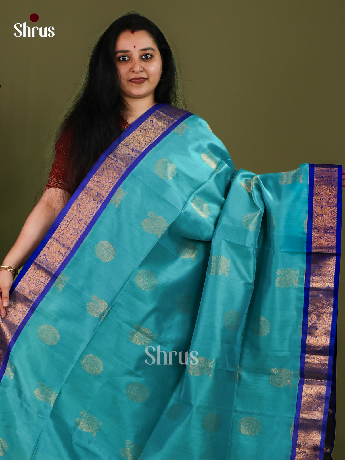 Silk Cotton Saree - EJ01011