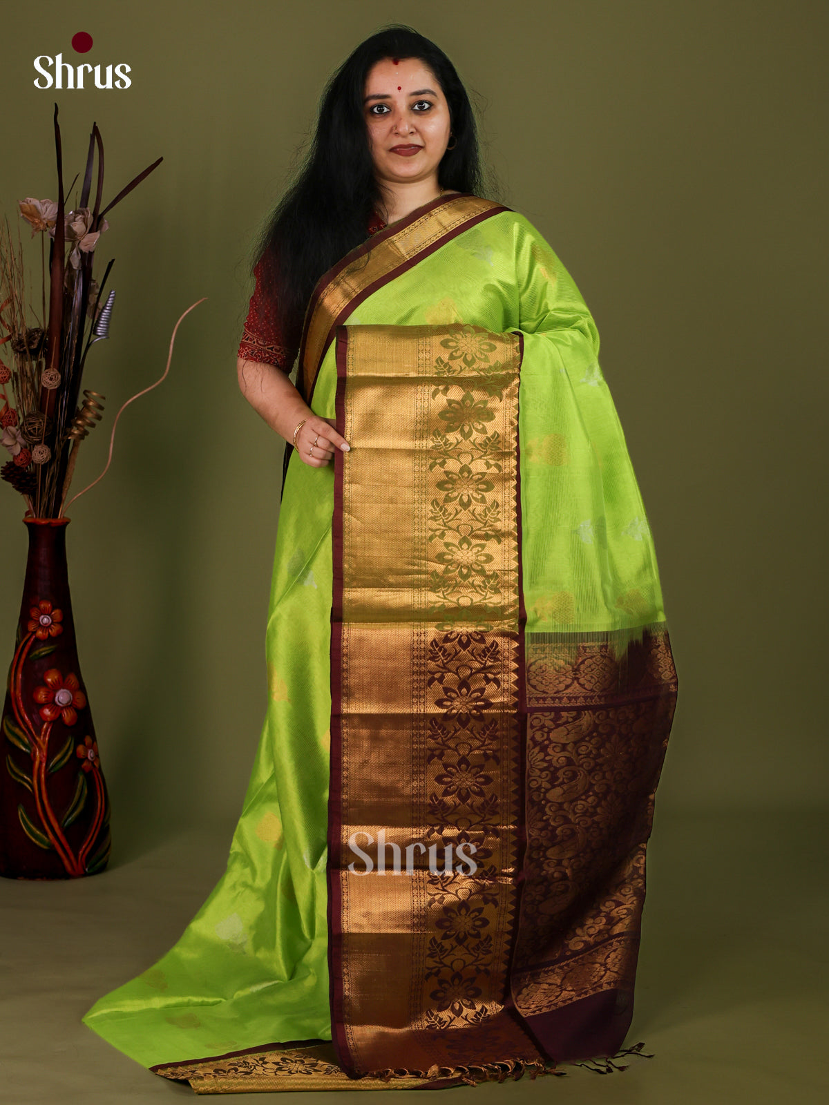 Silk Cotton Saree - EJ01028