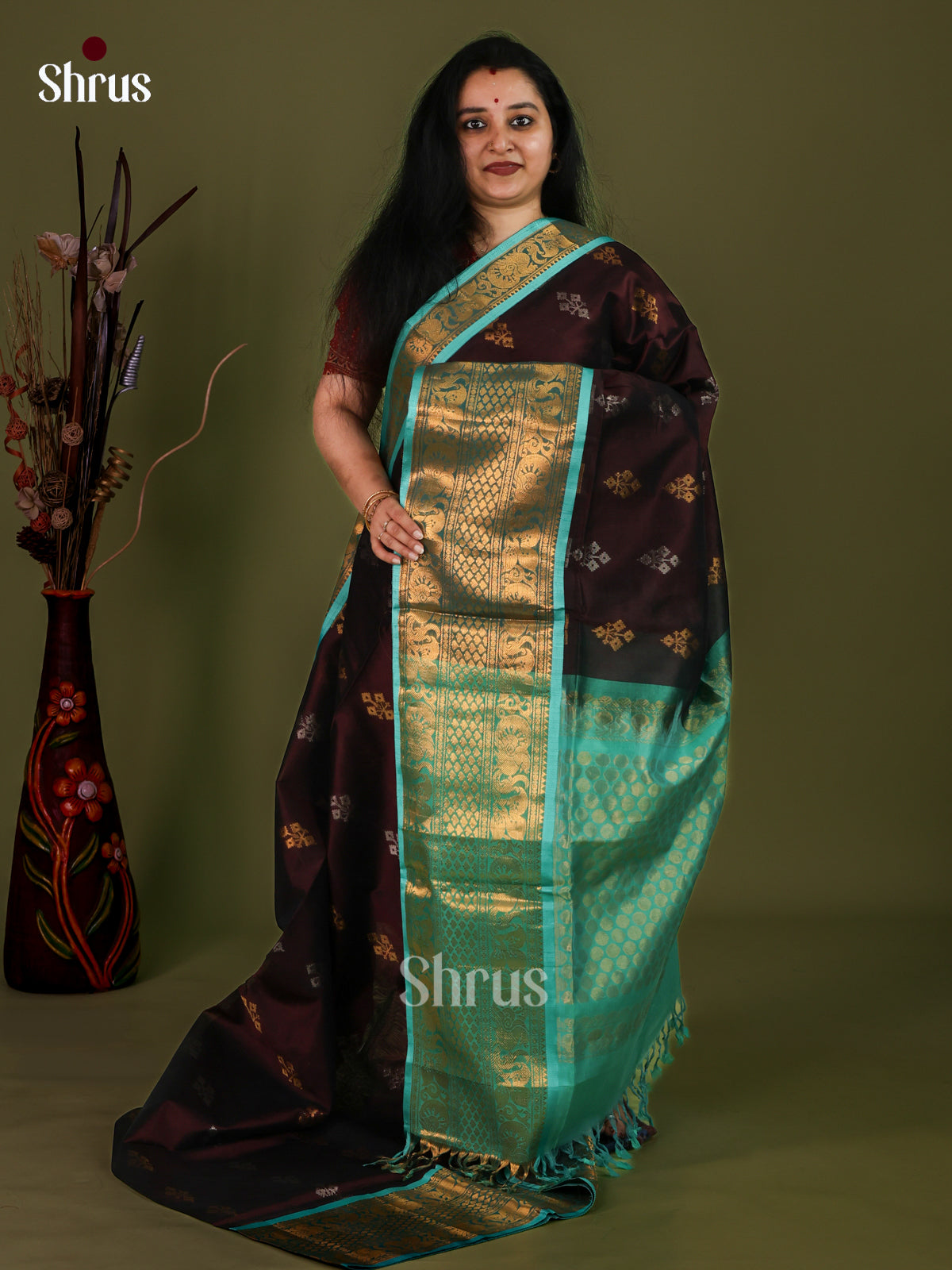 Silk Cotton Saree - EJ01031