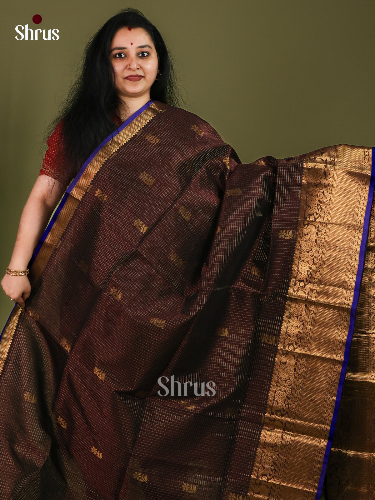 Silk Cotton Saree - EJ01043