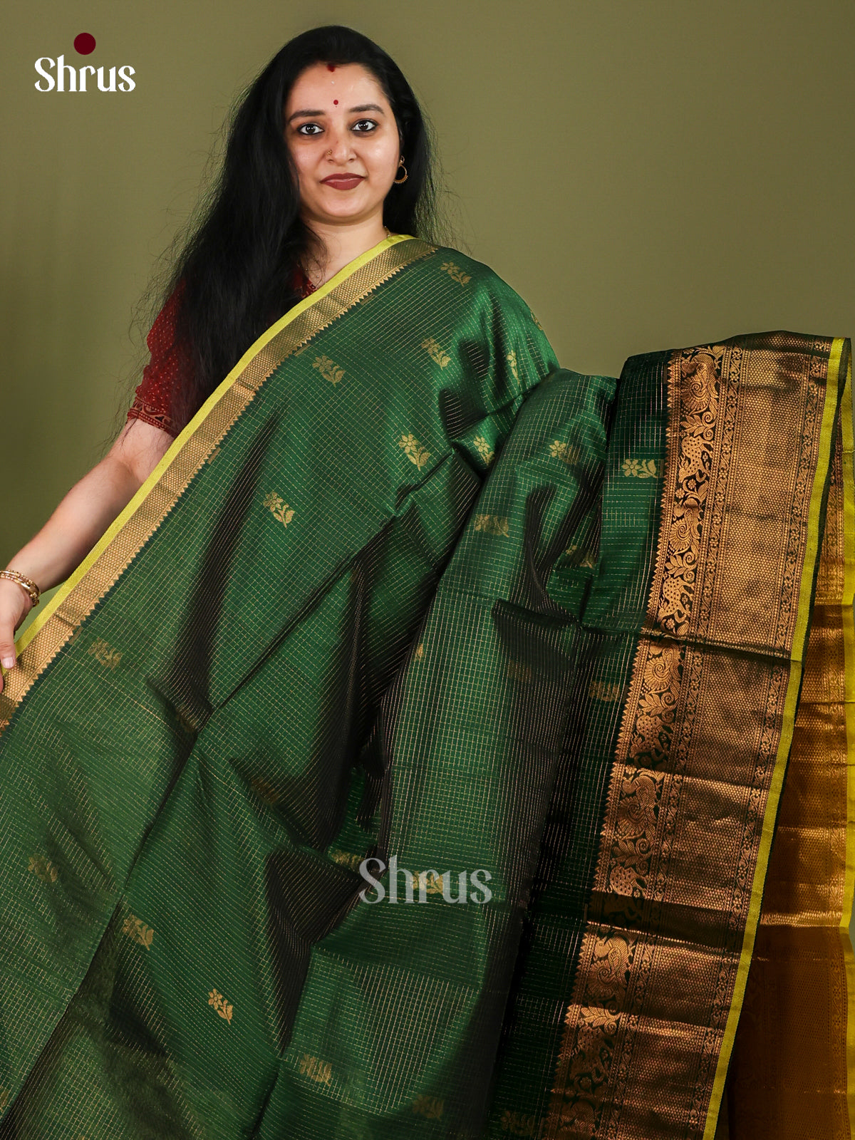 Silk Cotton Saree - EJ01049