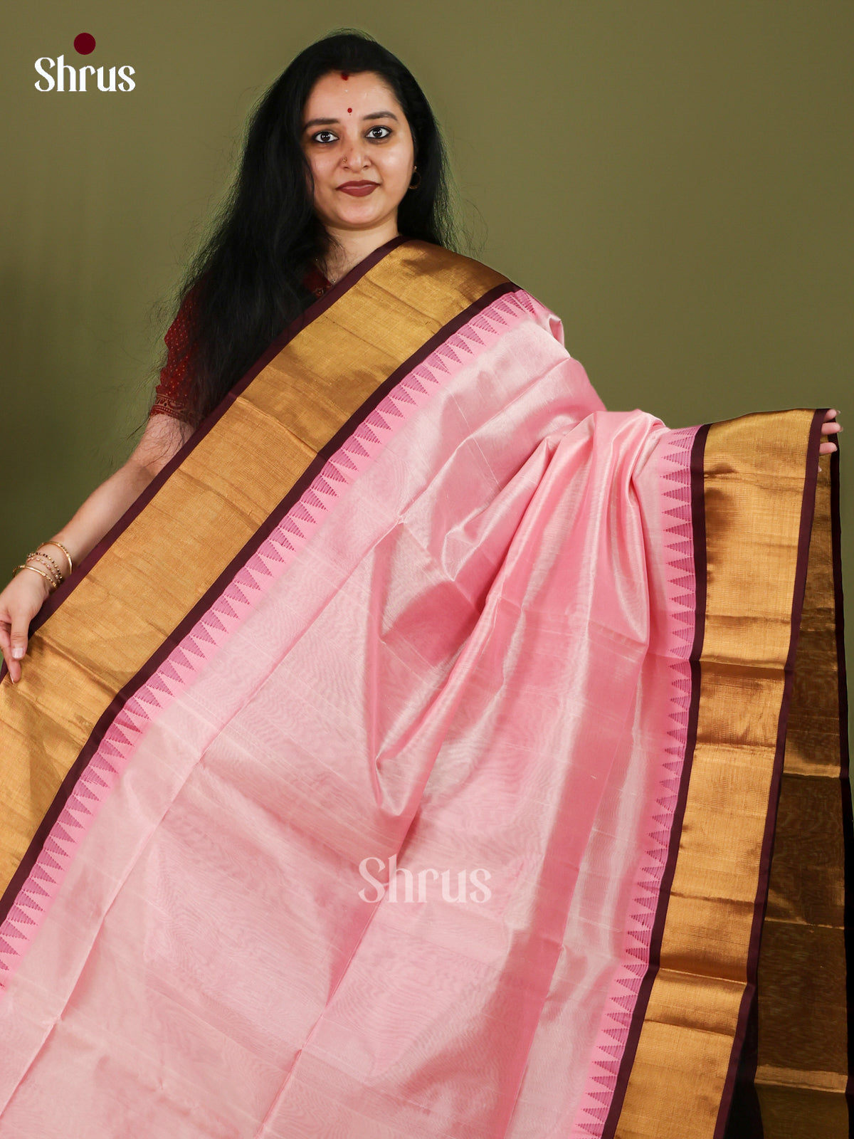 Silk Cotton Saree - EJ01070