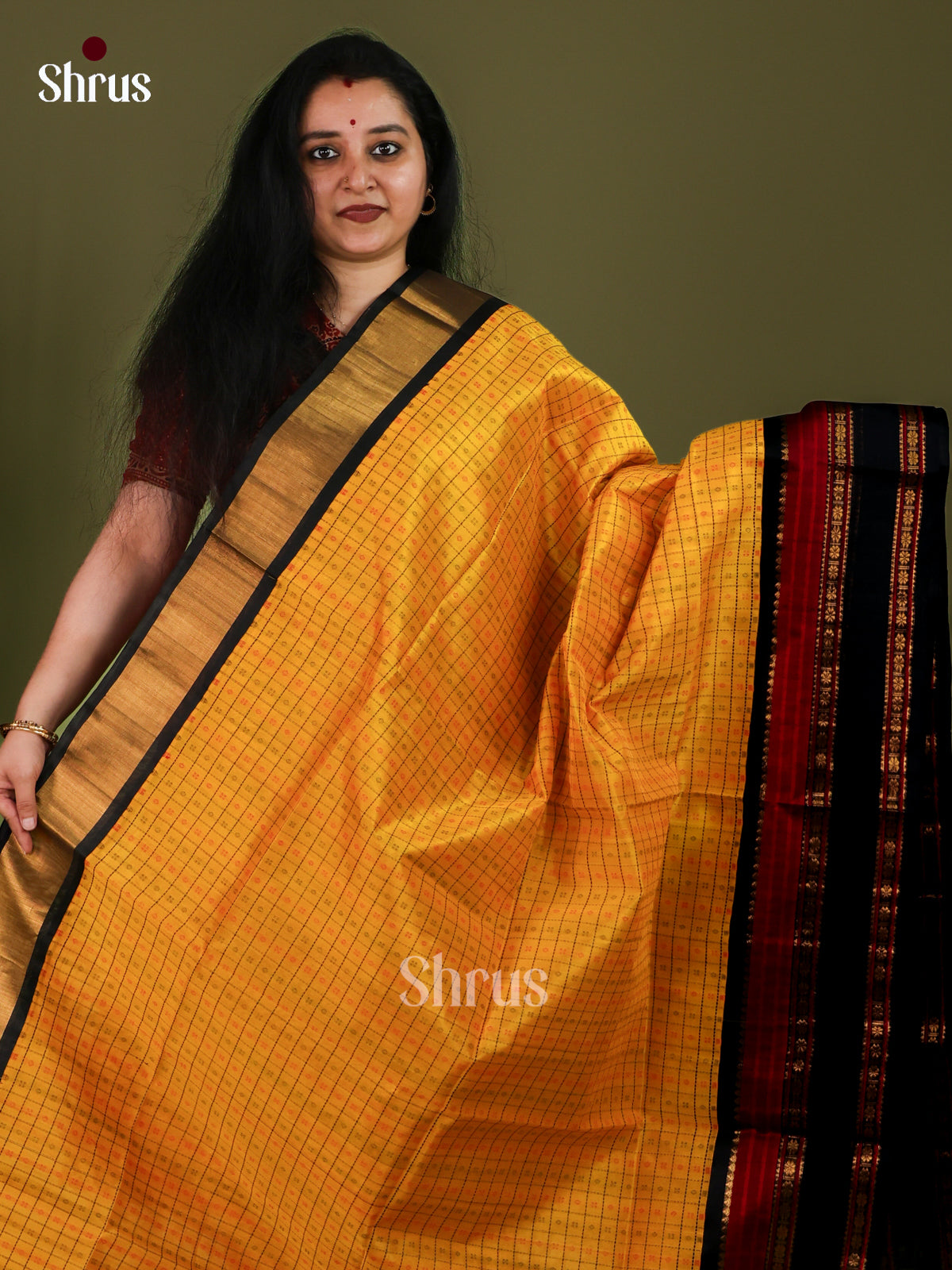 Silk Cotton Saree - EJ01072
