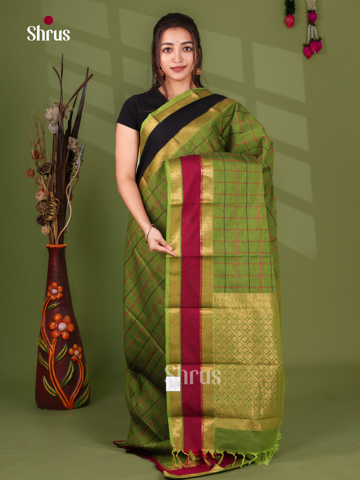 Chettinad Cotton Saree - EJ03015