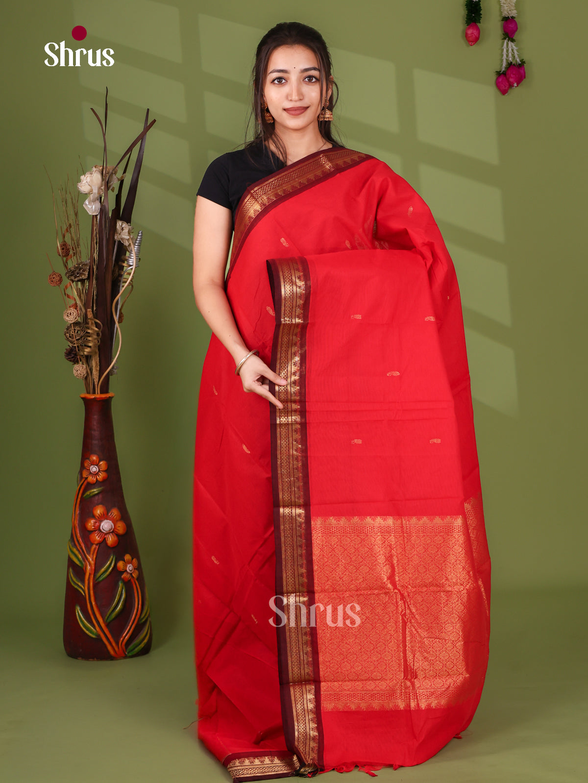 Chettinad Cotton Saree - EJ03023