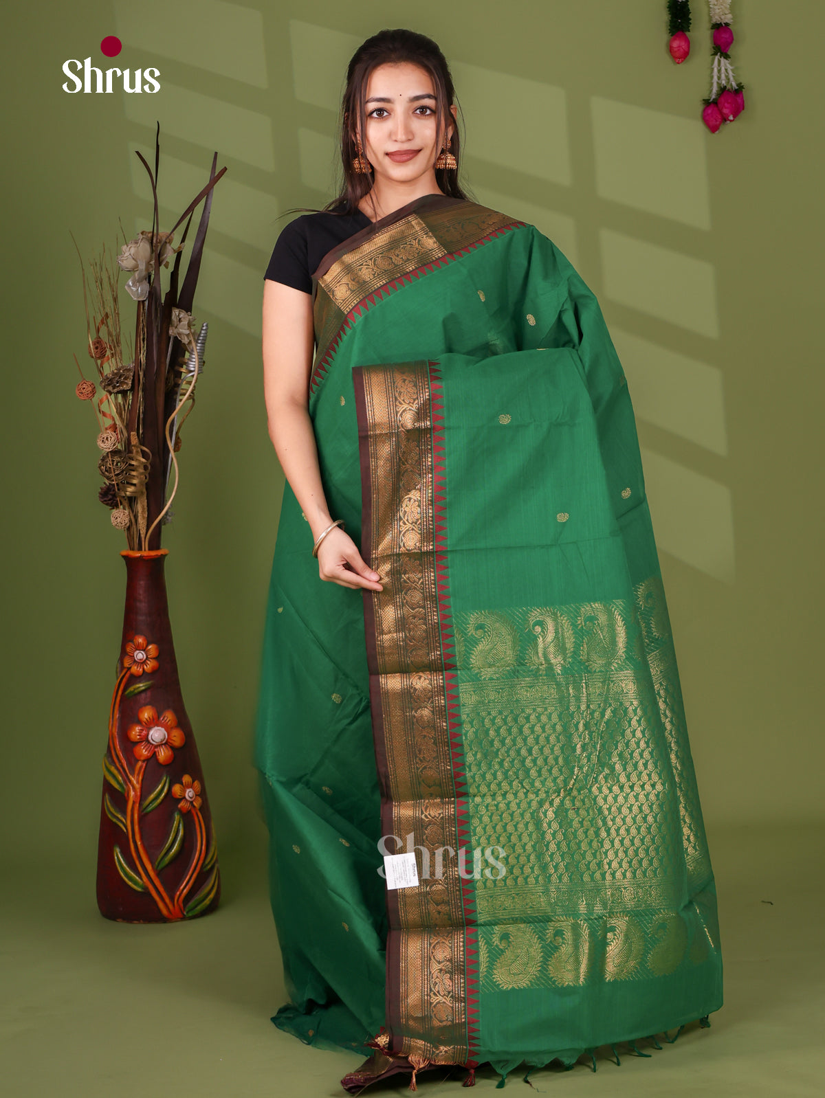 Chettinad Cotton Saree - EJ03034
