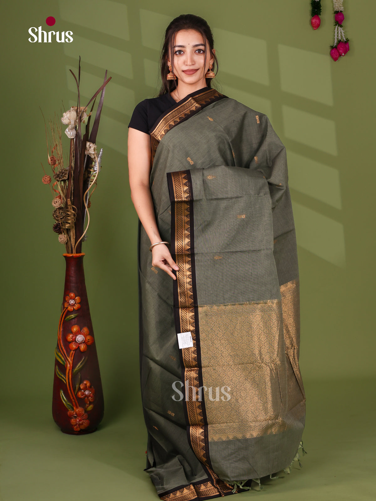 Chettinad Cotton Saree - EJ03037
