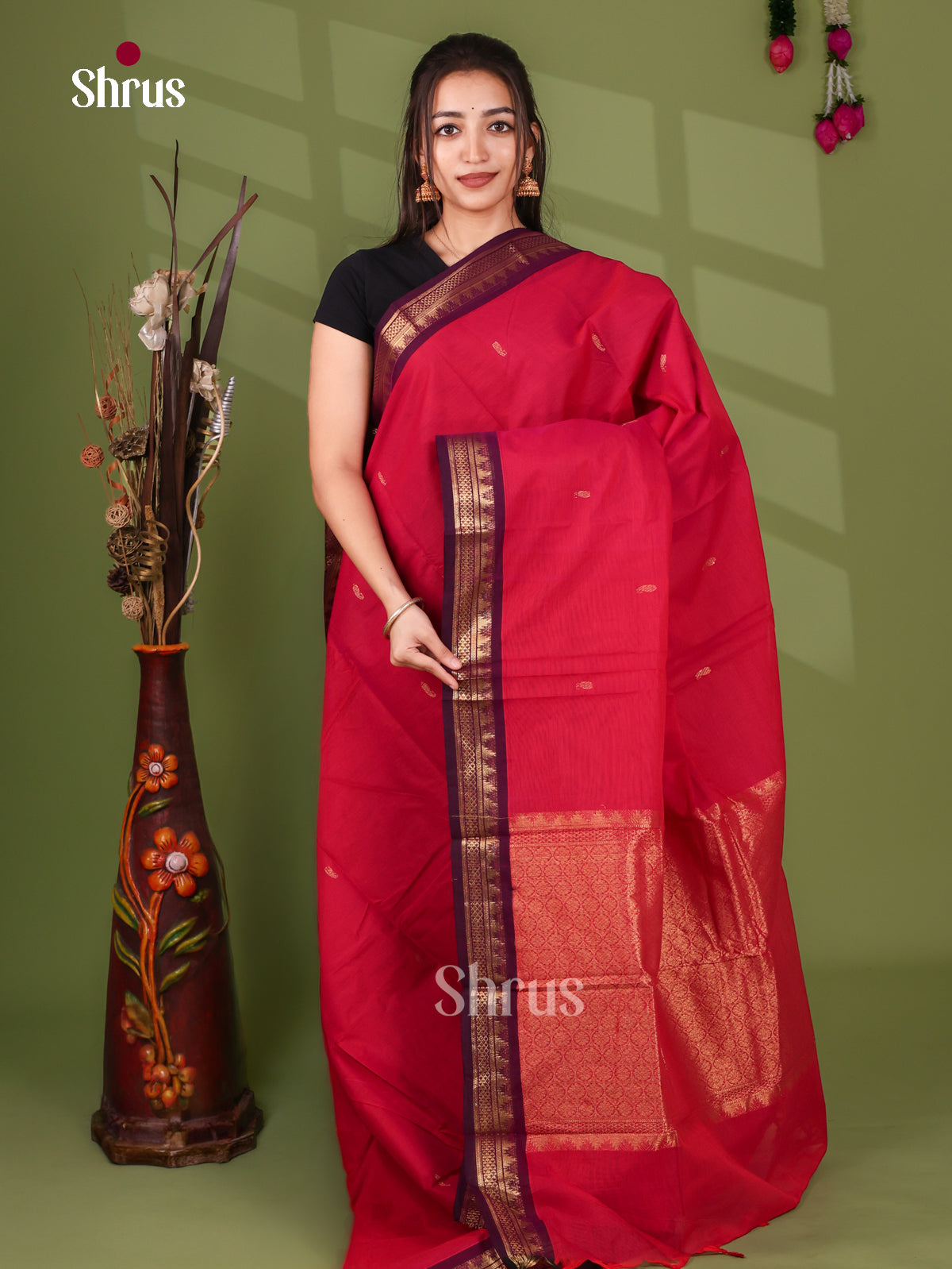 Chettinad Cotton Saree - EJ03043