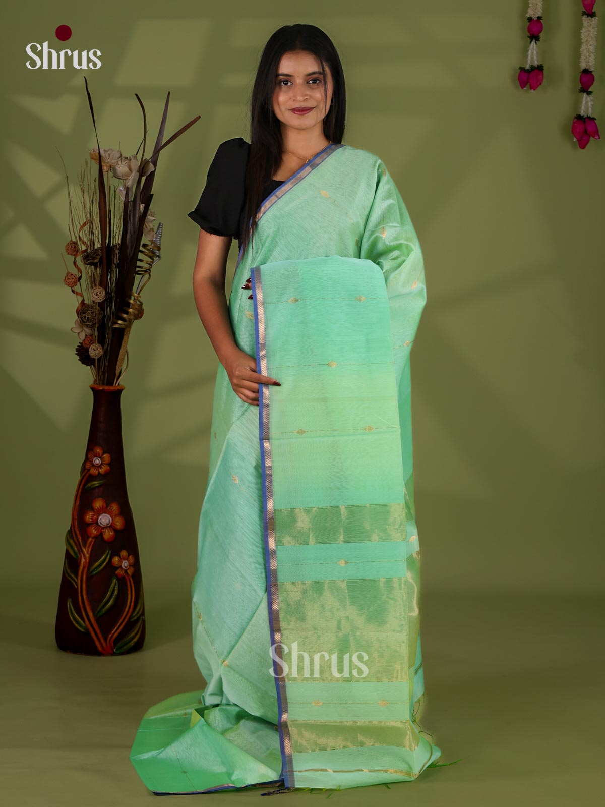 Maheshwari silkcotton Saree - EJ03044