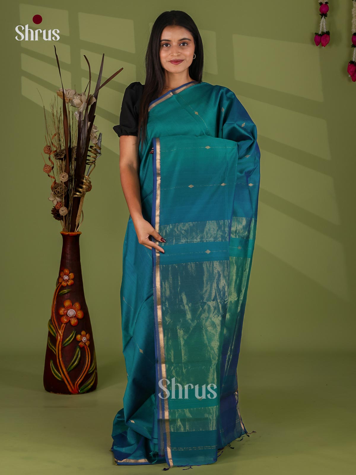 Maheshwari silkcotton Saree - EJ03046