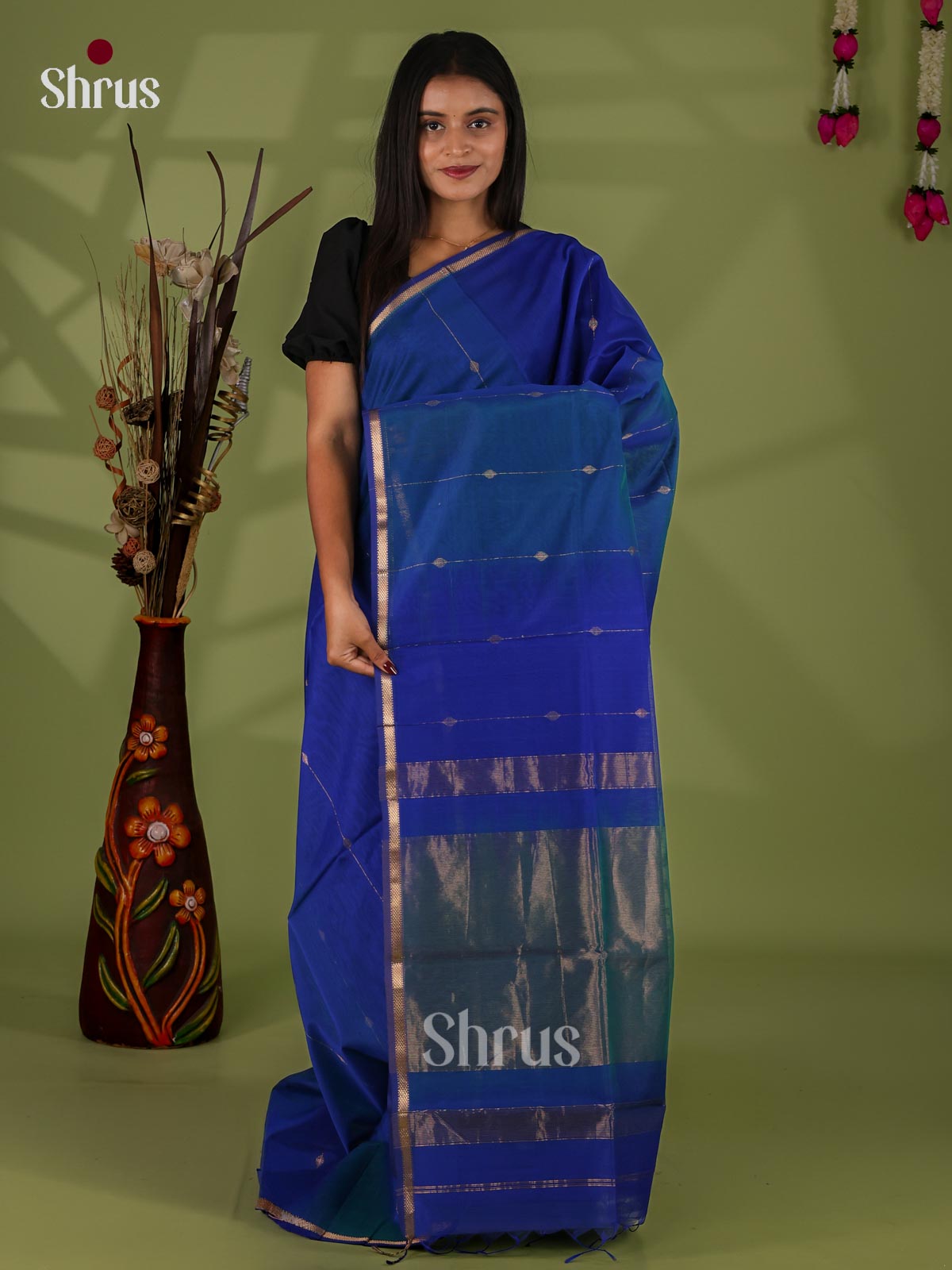 Maheshwari silkcotton Saree - EJ03053