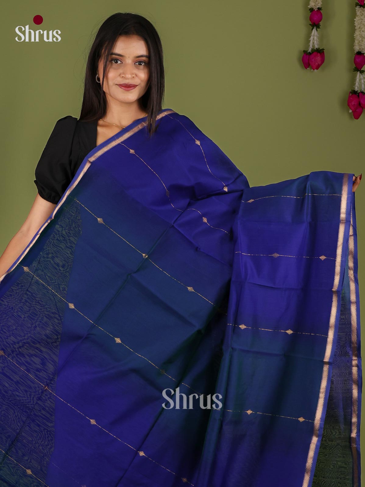 Maheshwari silkcotton Saree - EJ03057