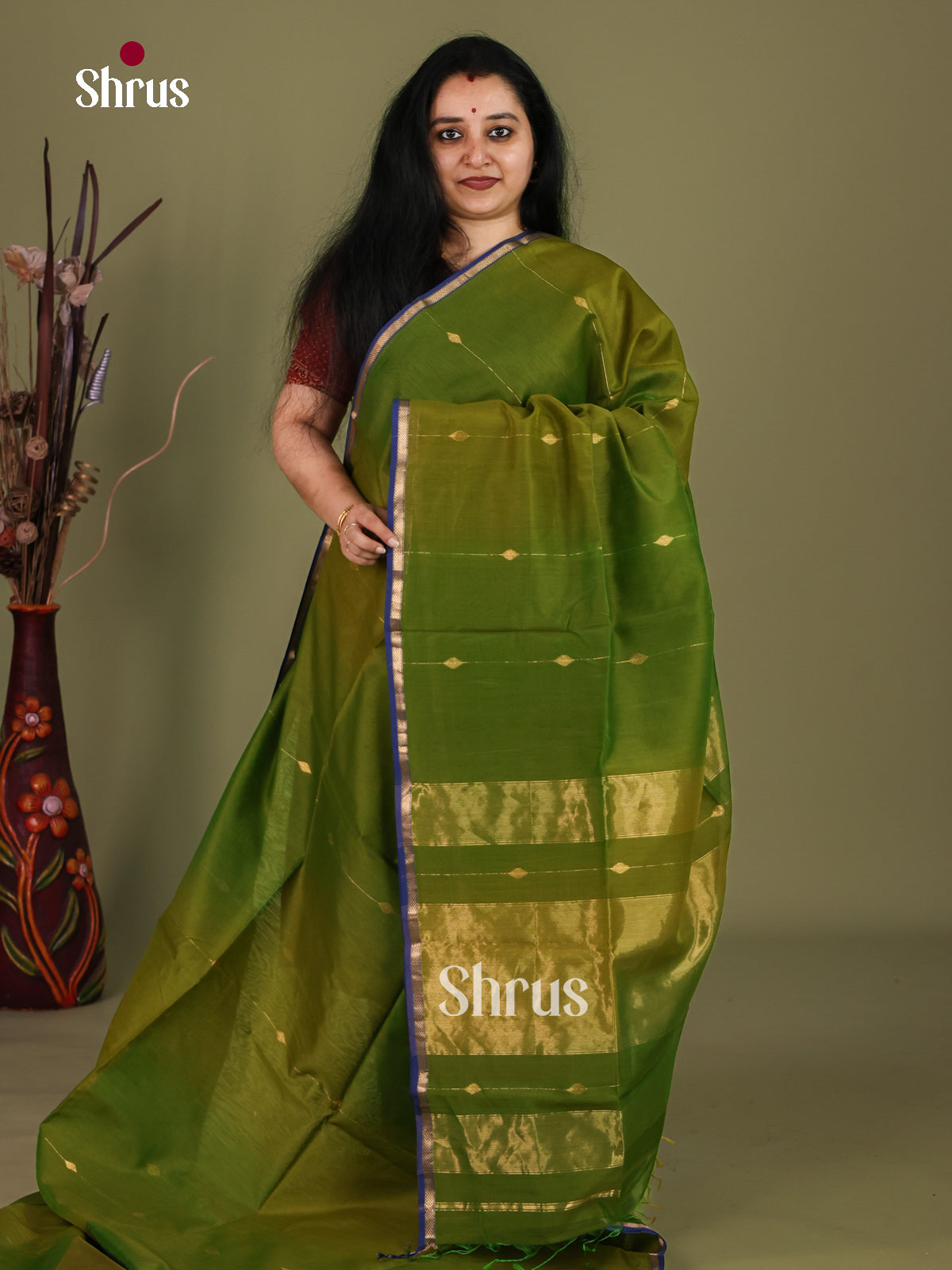 Maheshwari silkcotton Saree - EJ03061