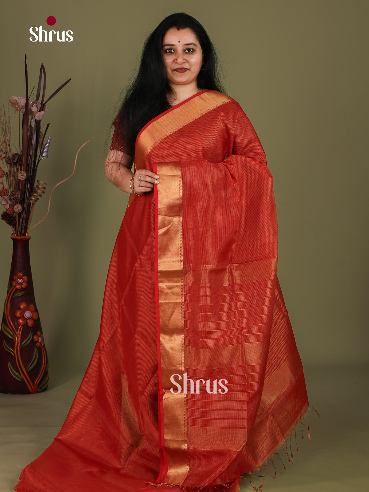 Maheshwari silkcotton Saree - EJ03062