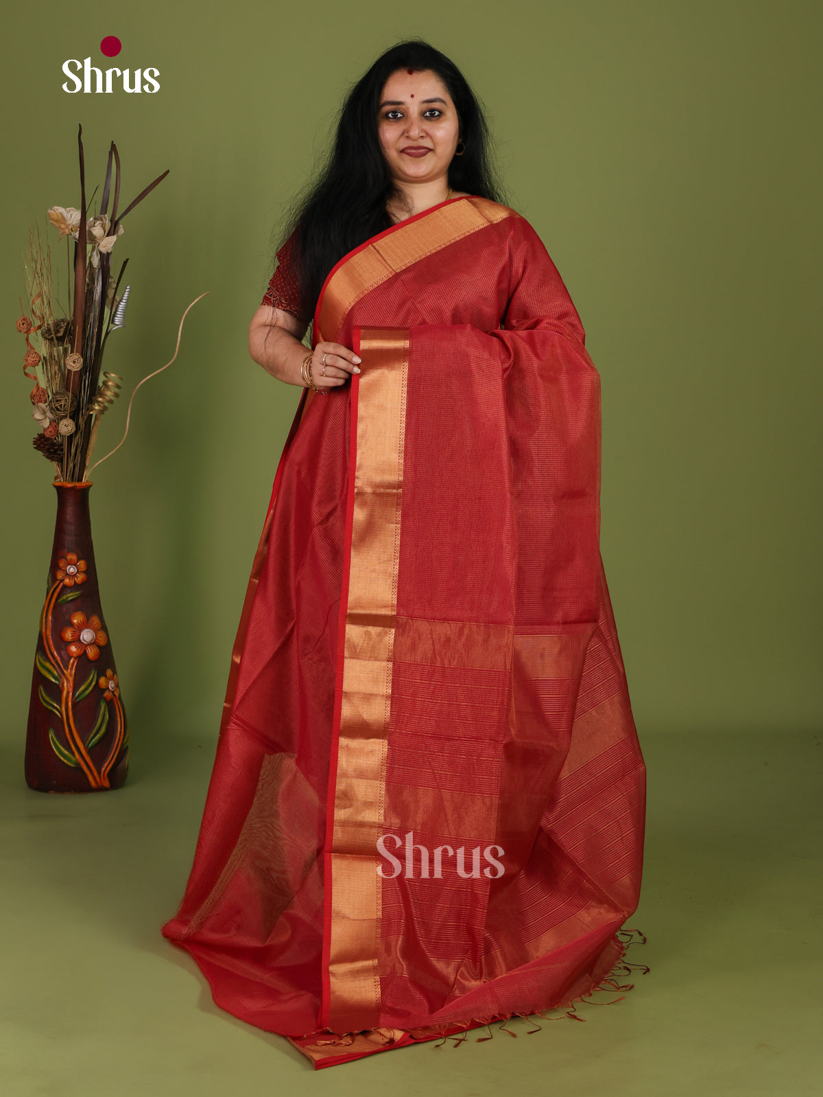 Maheshwari silkcotton Saree - EJ03063