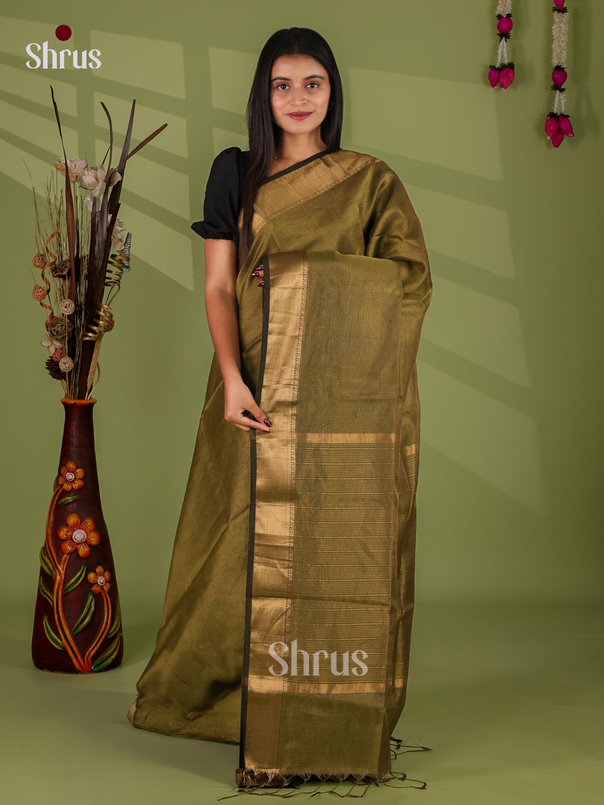 Maheshwari silkcotton Saree - EJ03065