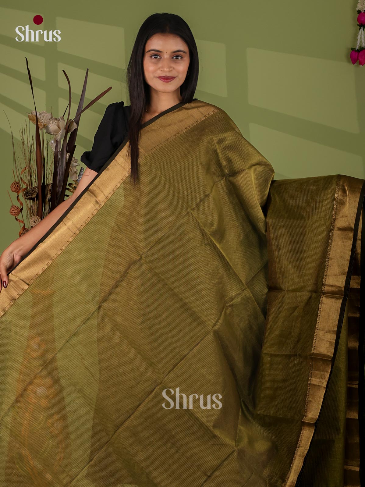 Maheshwari silkcotton Saree - EJ03065