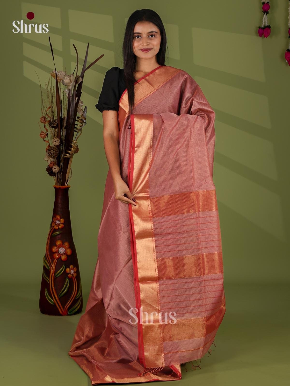 Maheshwari silkcotton Saree - EJ03070