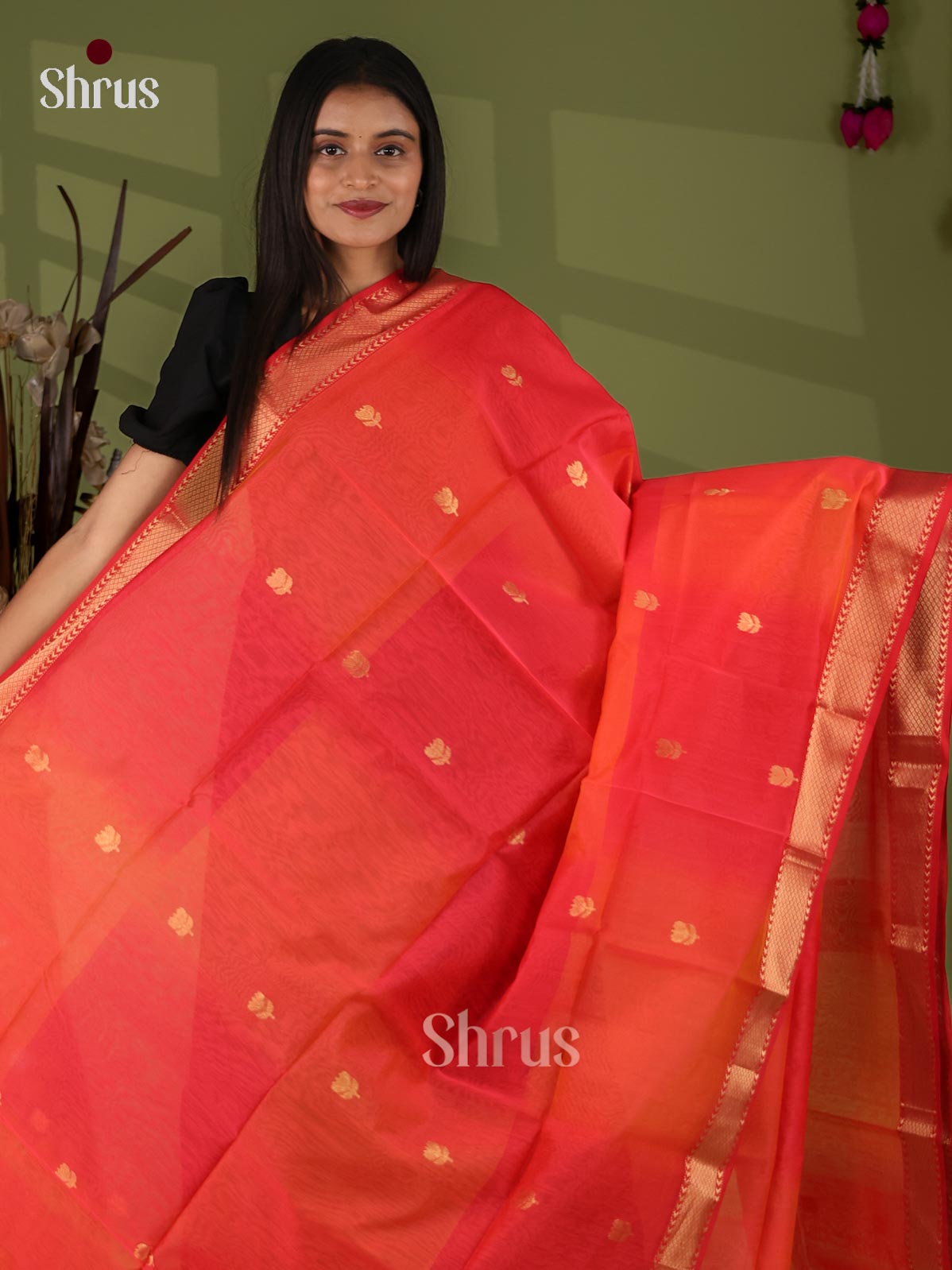Maheshwari silkcotton Saree - EJ03076