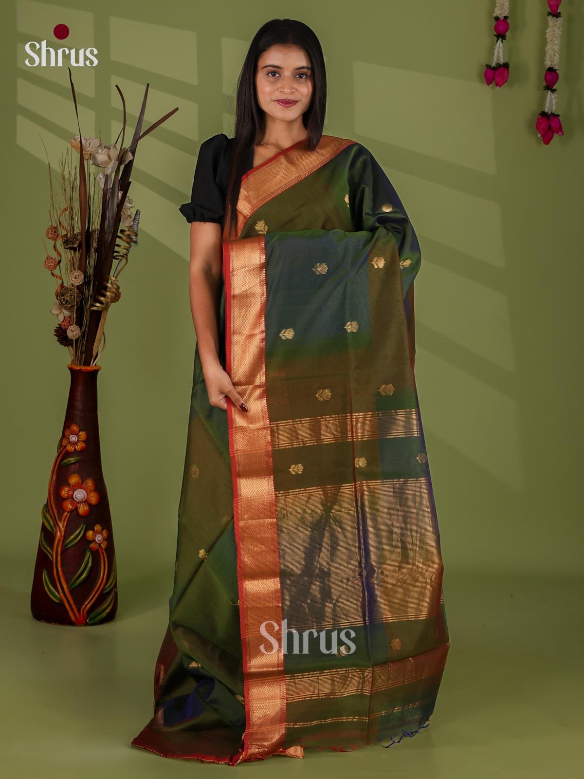 Maheshwari silkcotton Saree - EJ03078