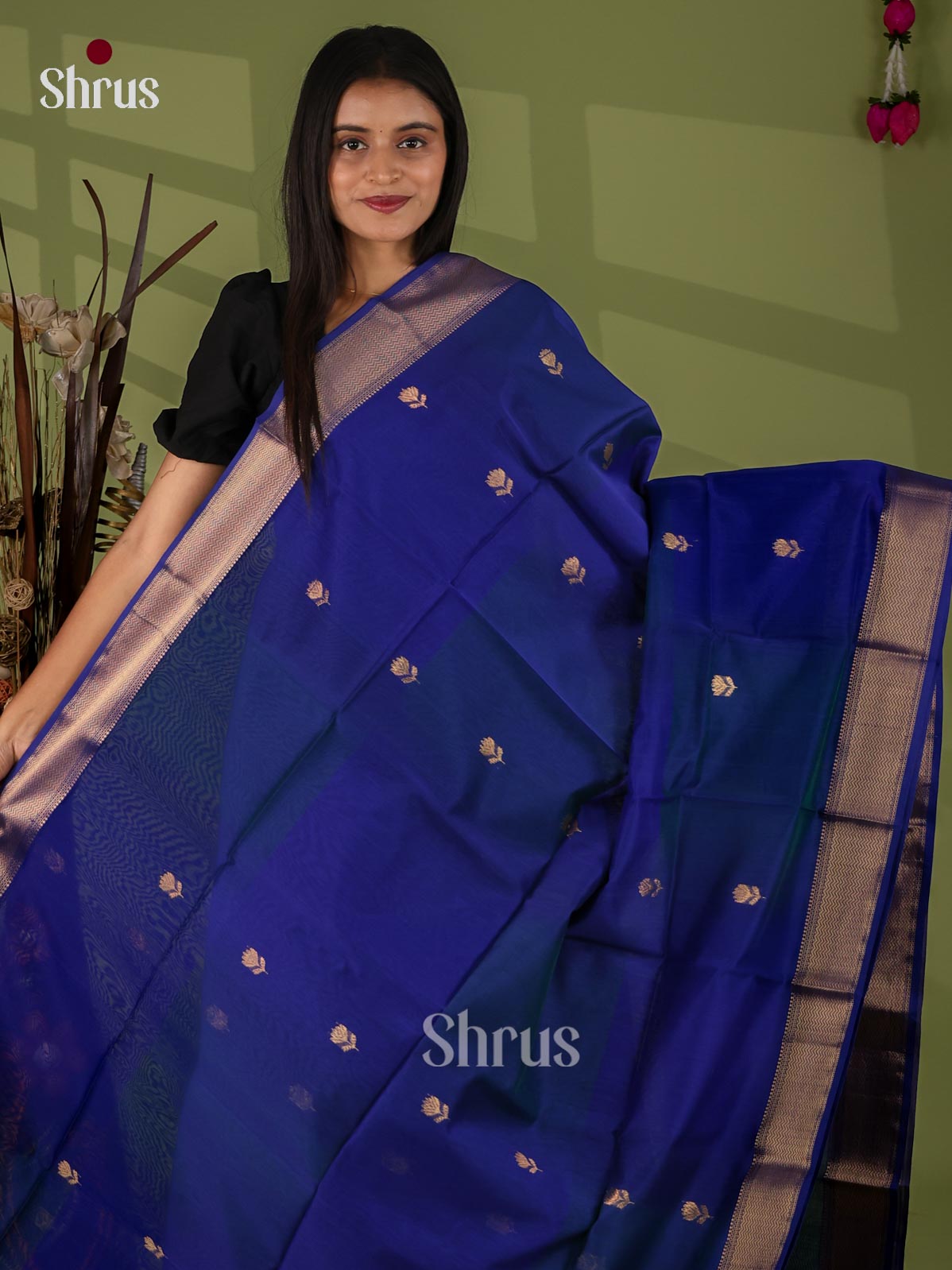 Maheshwari silkcotton Saree - EJ03083