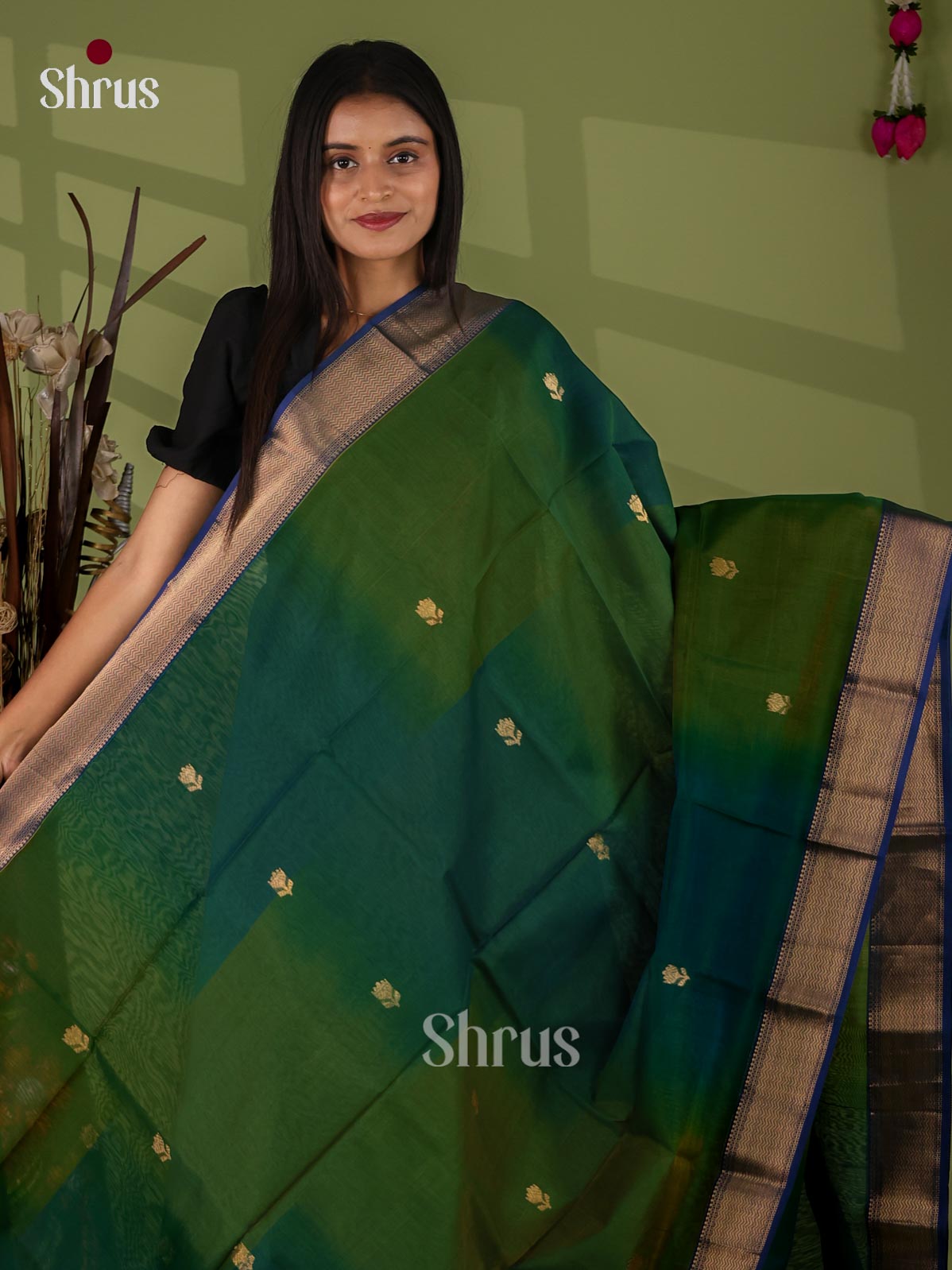 Maheshwari silkcotton Saree - EJ03085