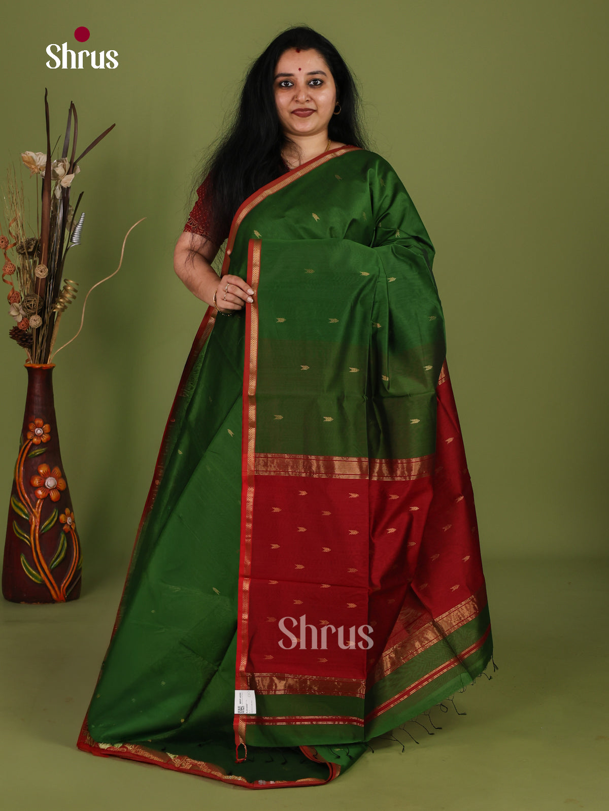 Maheshwari silkcotton Saree - EJ03095
