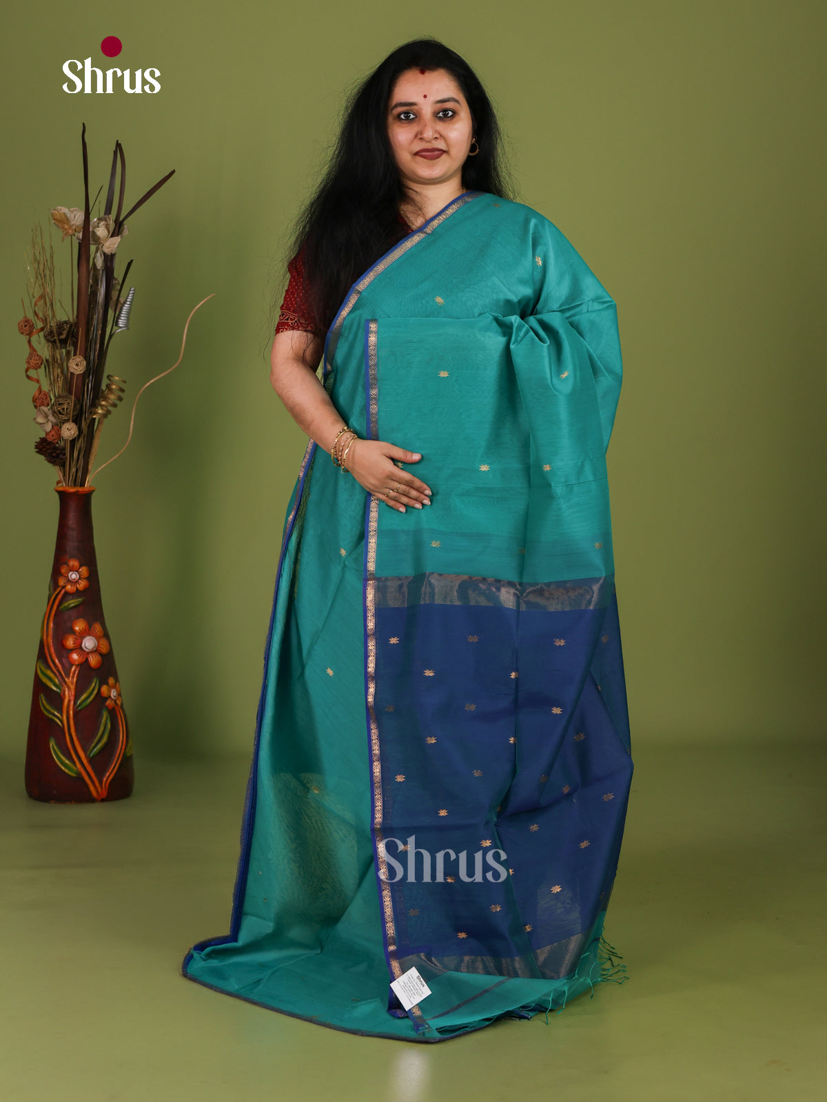 Maheshwari silkcotton Saree - EJ03108