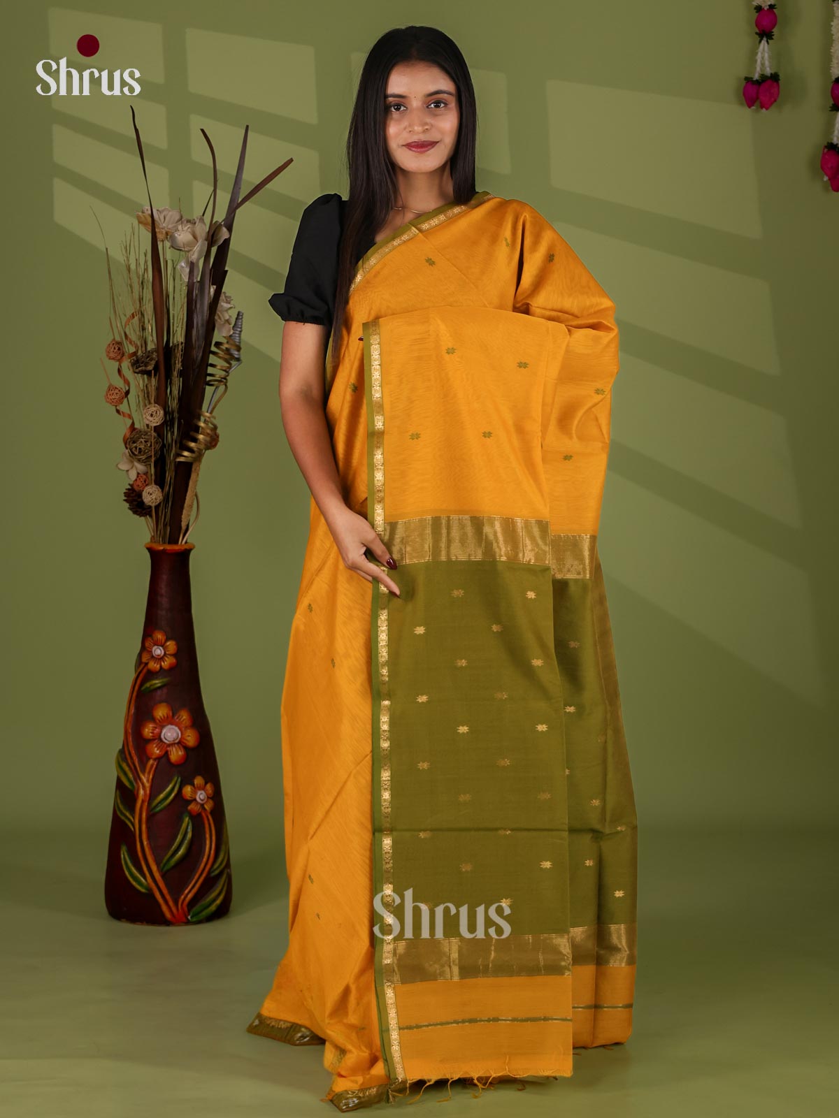 Maheshwari silkcotton Saree - EJ03110