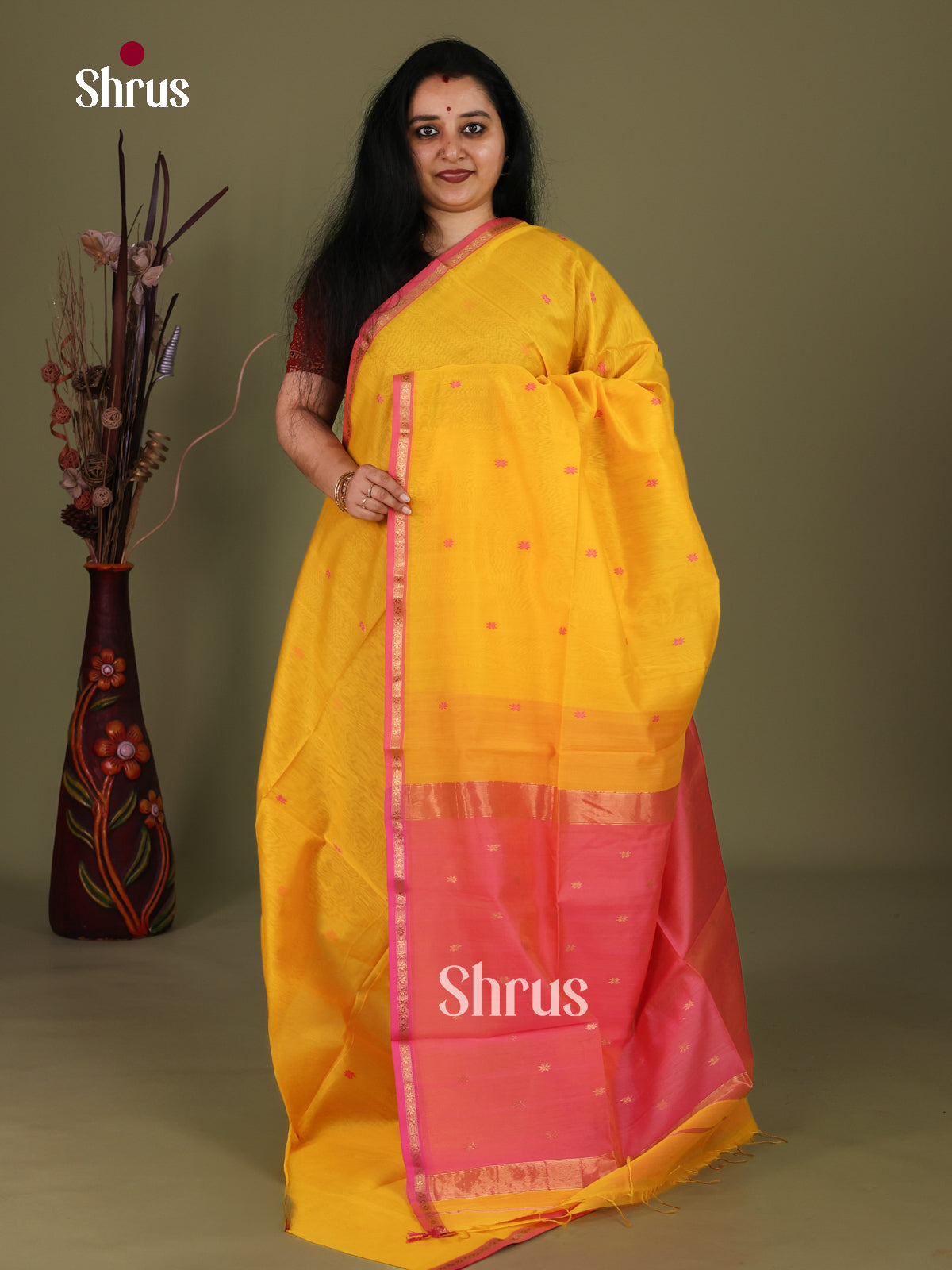 Maheshwari silkcotton Saree - EJ03111