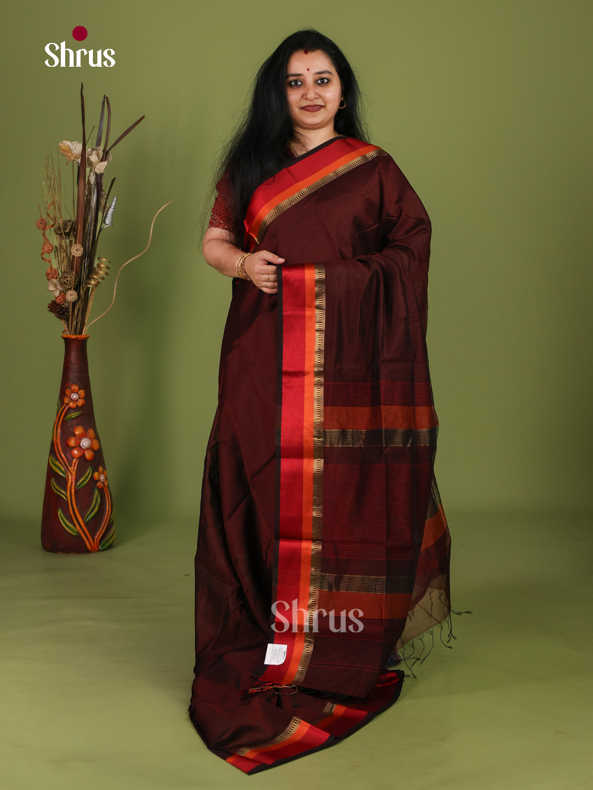 Maheshwari silkcotton Saree - EJ03121