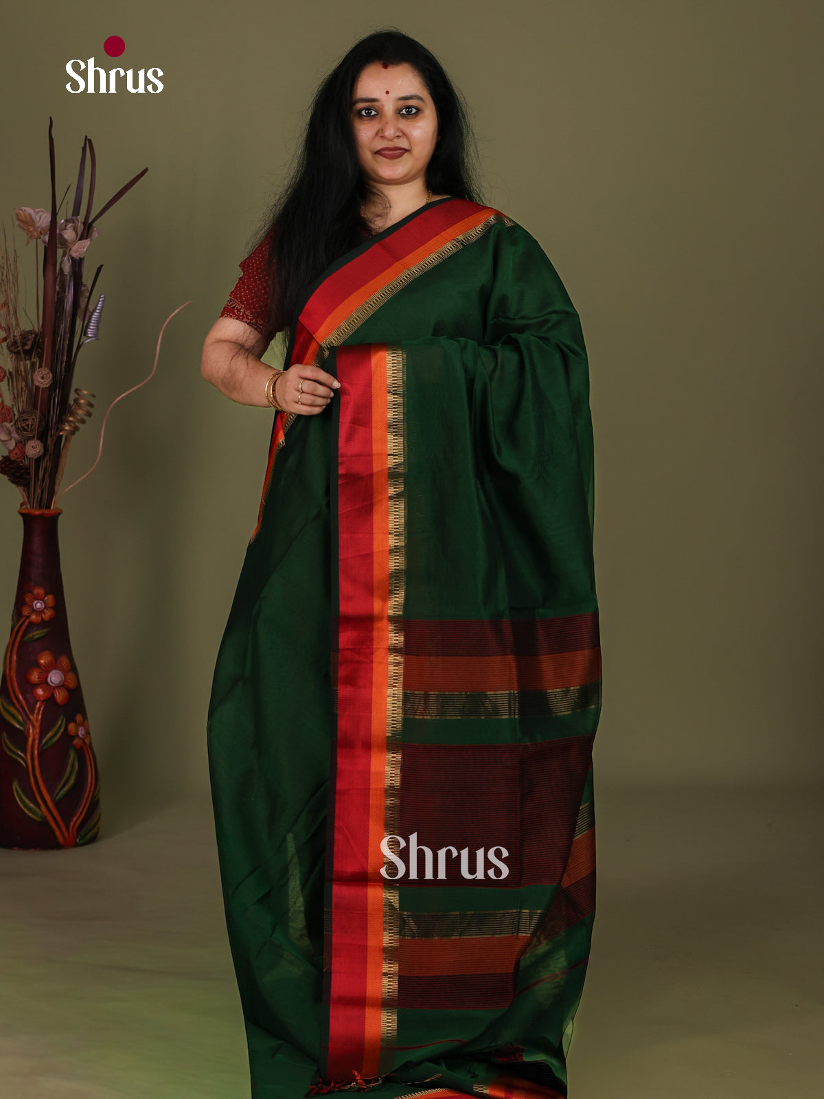 Maheshwari silkcotton Saree - EJ03122