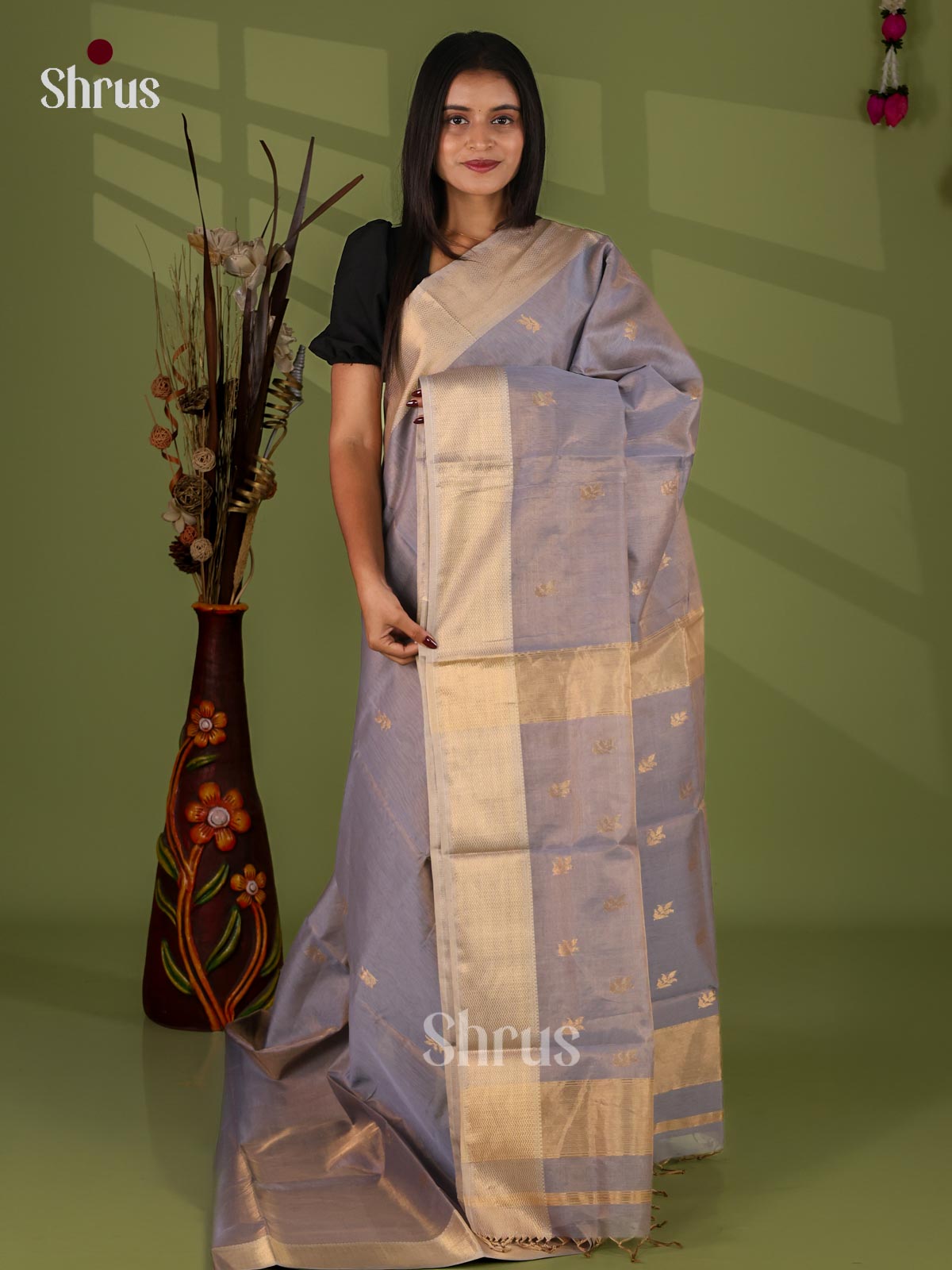 Maheshwari silkcotton Saree - EJ03129