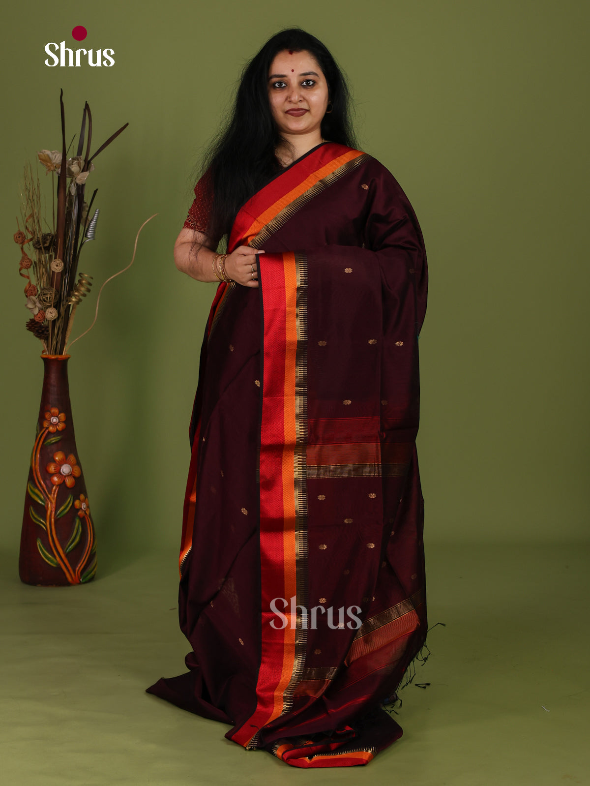 Maheshwari silkcotton Saree - EJ03134