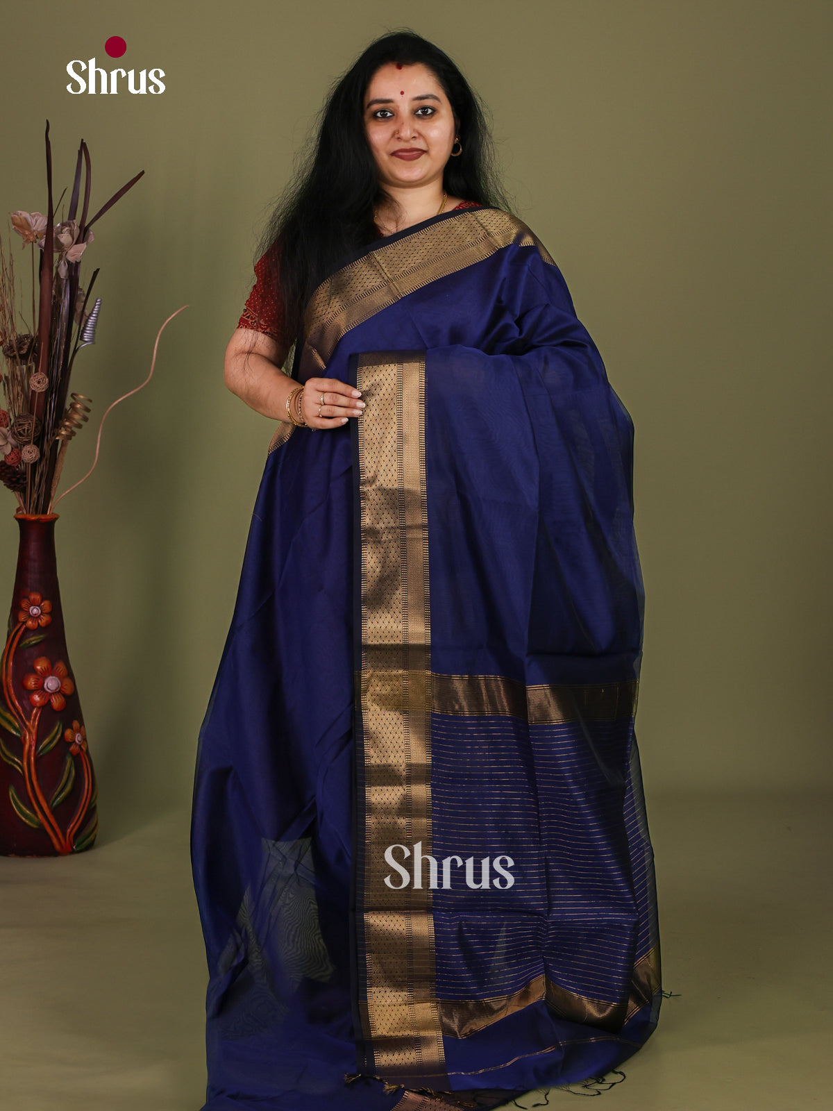 Maheshwari silkcotton Saree - EJ03141