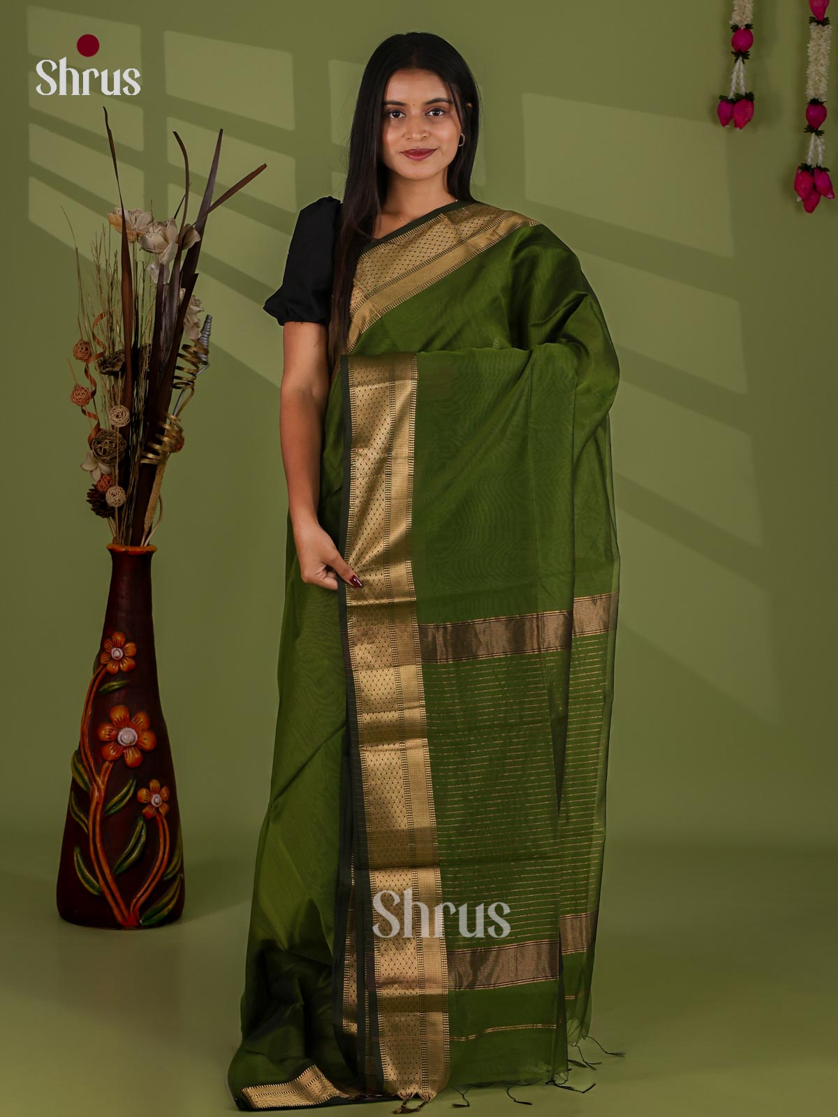 Maheshwari silkcotton Saree - EJ03143