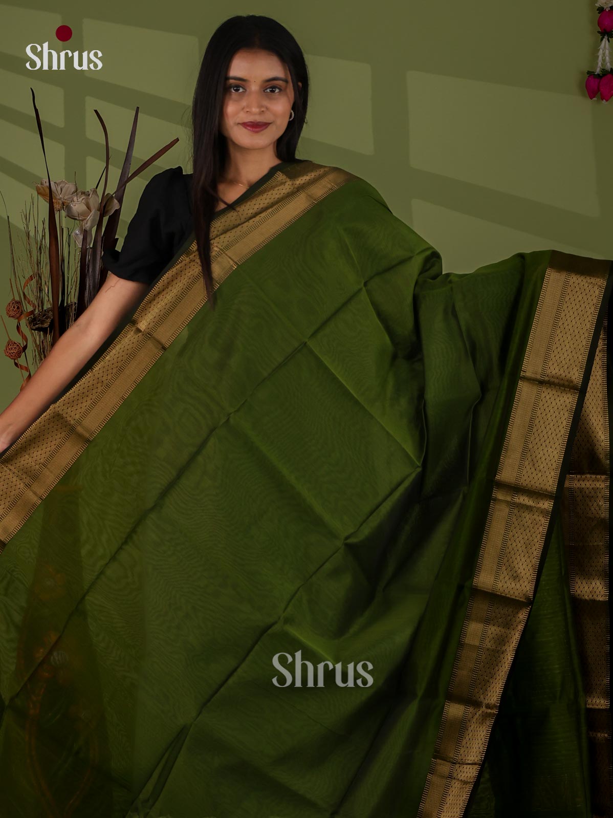 Maheshwari silkcotton Saree - EJ03143