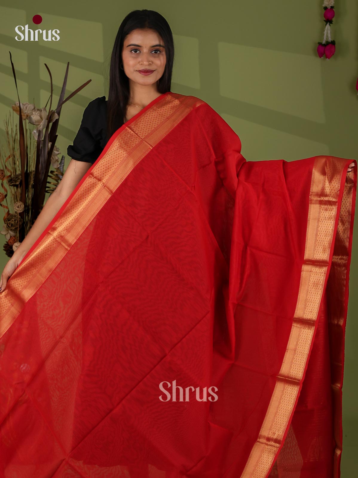 Maheshwari silkcotton Saree - EJ03144