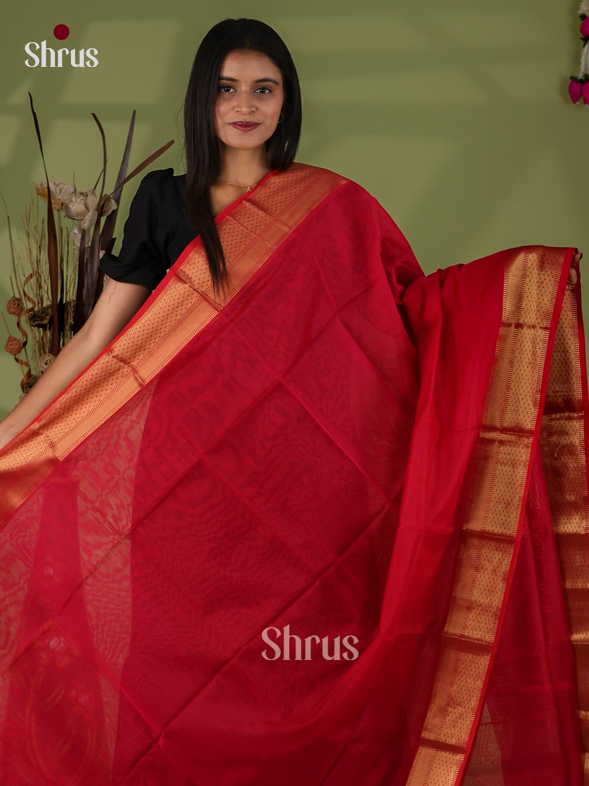Maheshwari silkcotton Saree - EJ03146