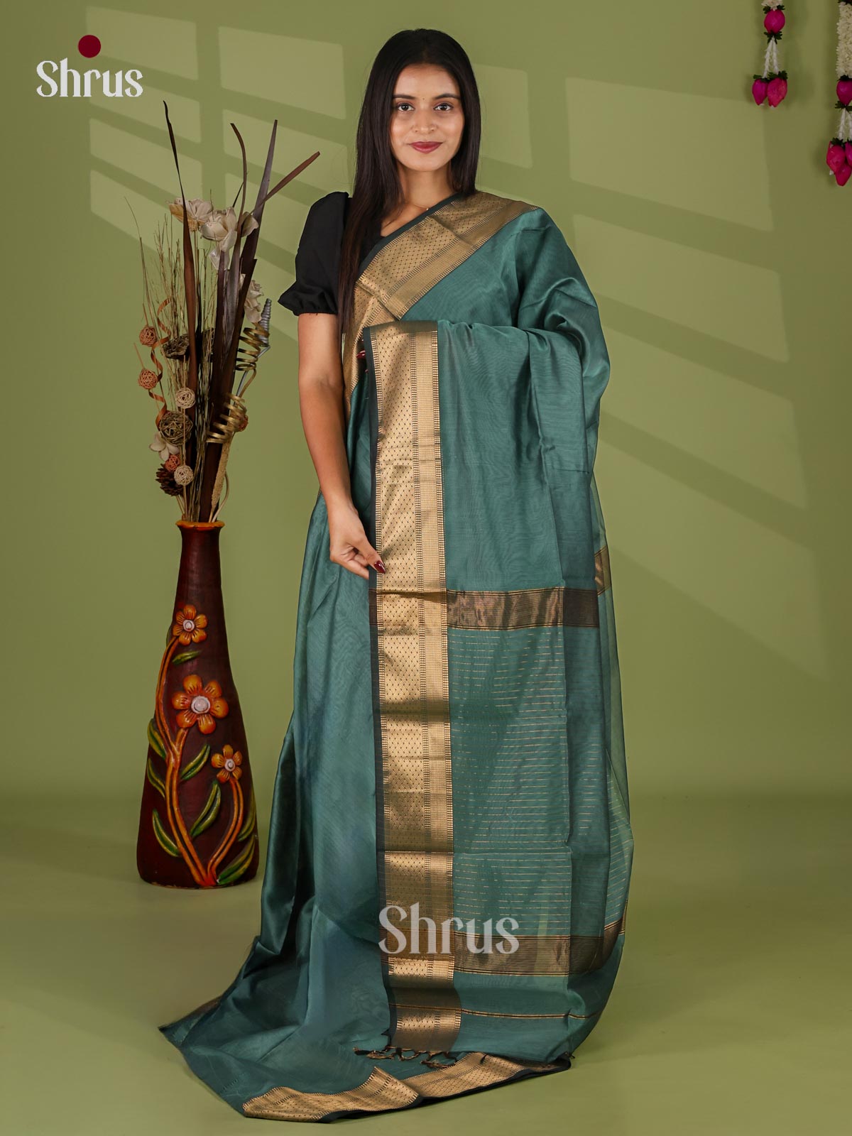 Maheshwari silkcotton Saree - EJ03147
