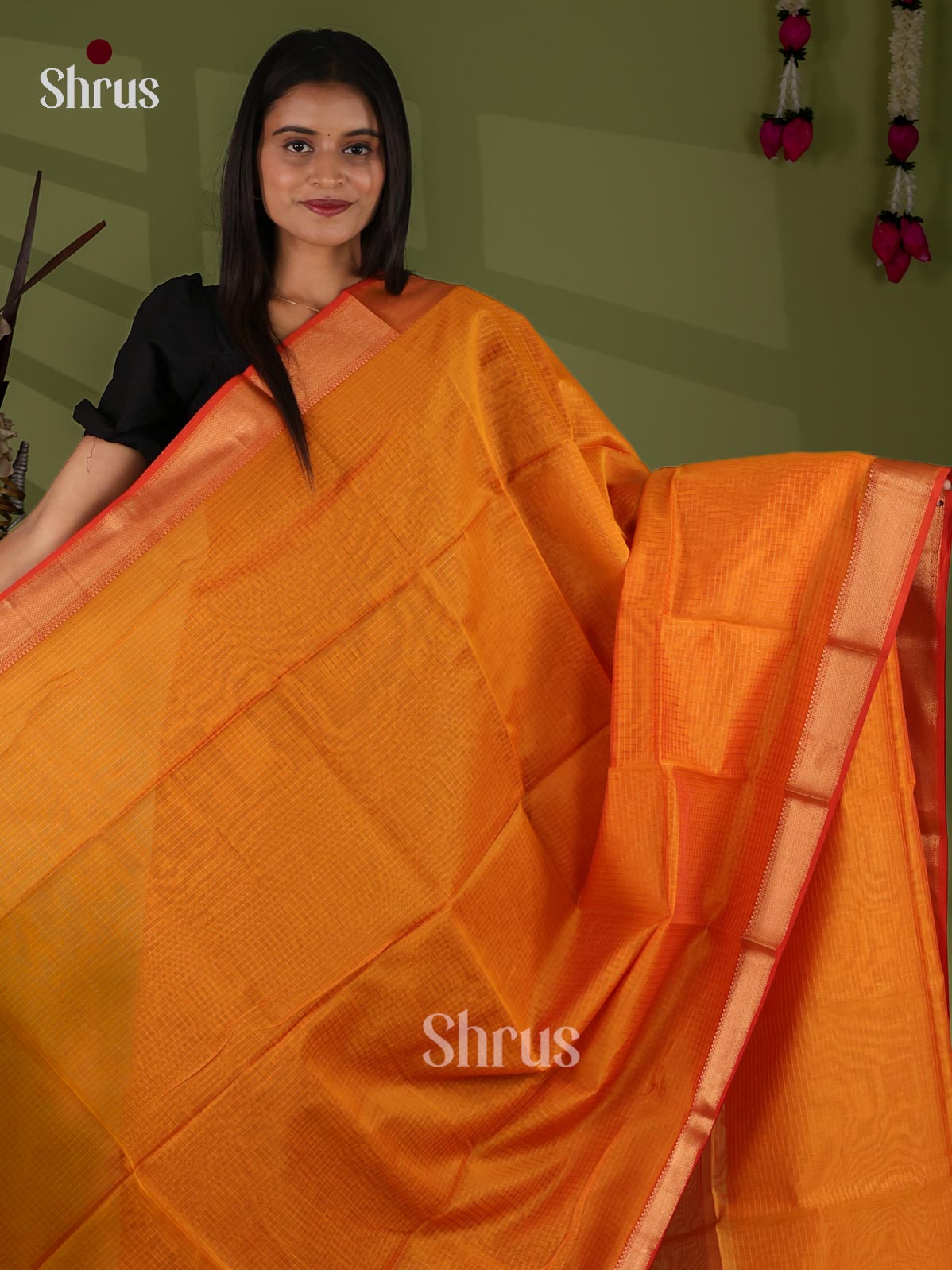 Maheshwari silkcotton Saree - EJ03155