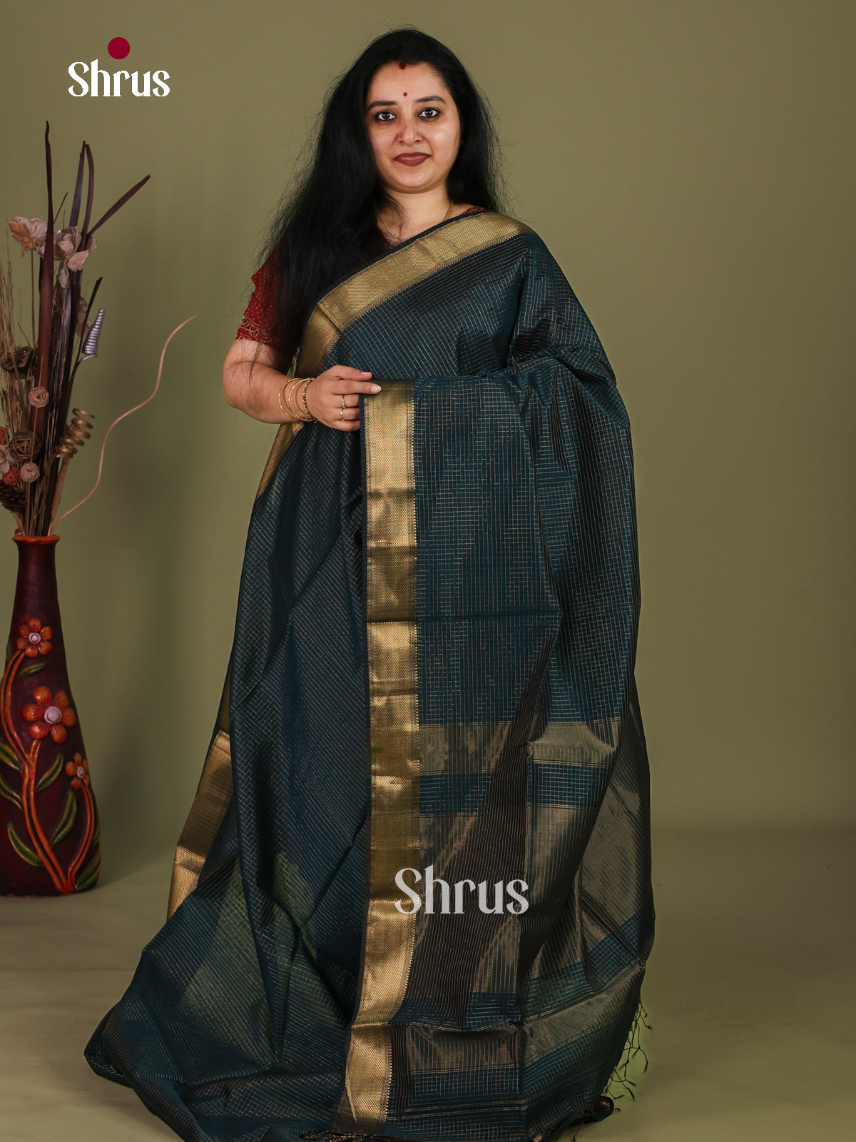 Maheshwari silkcotton Saree - EJ03156