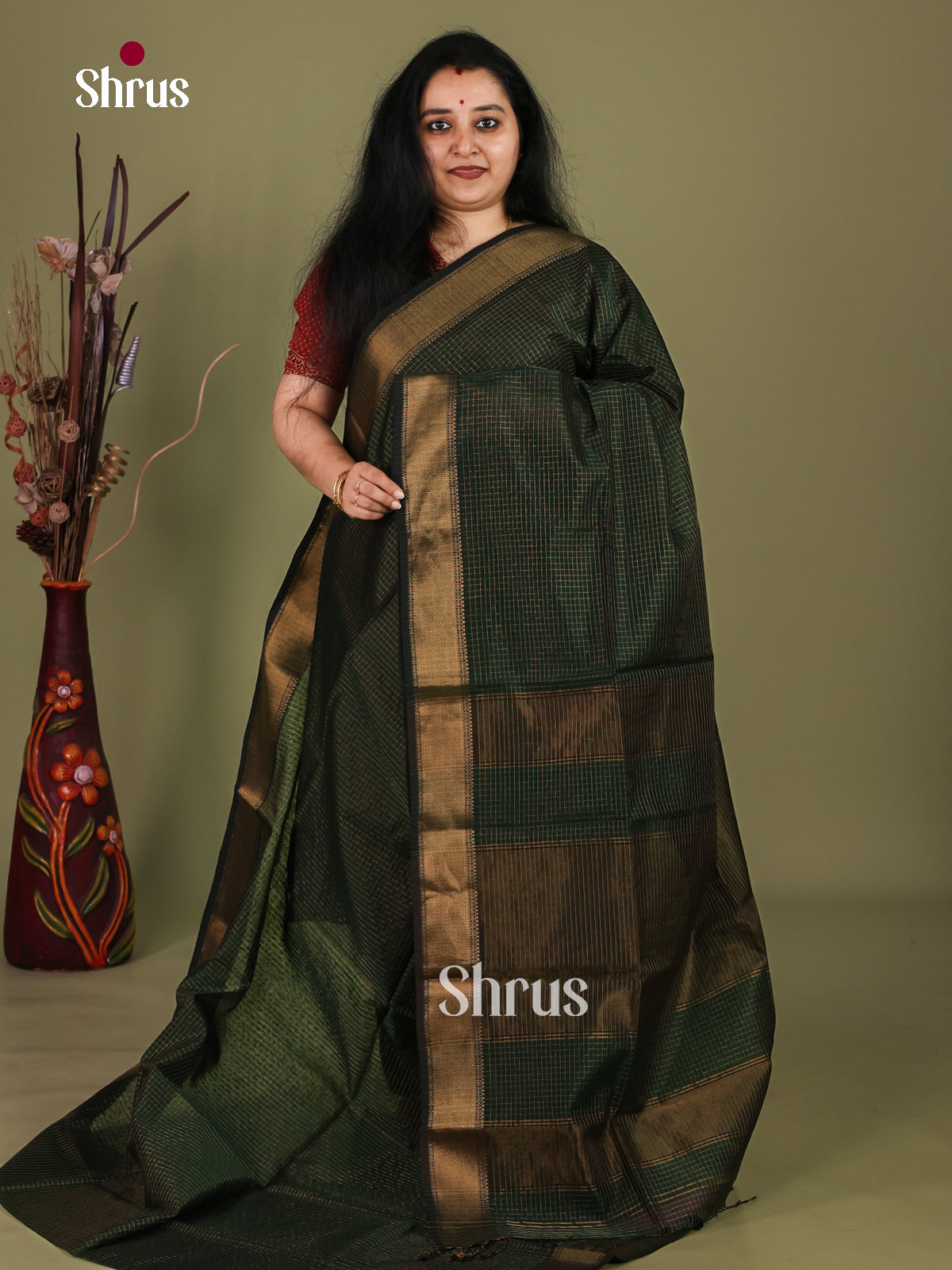 Maheshwari silkcotton Saree - EJ03160