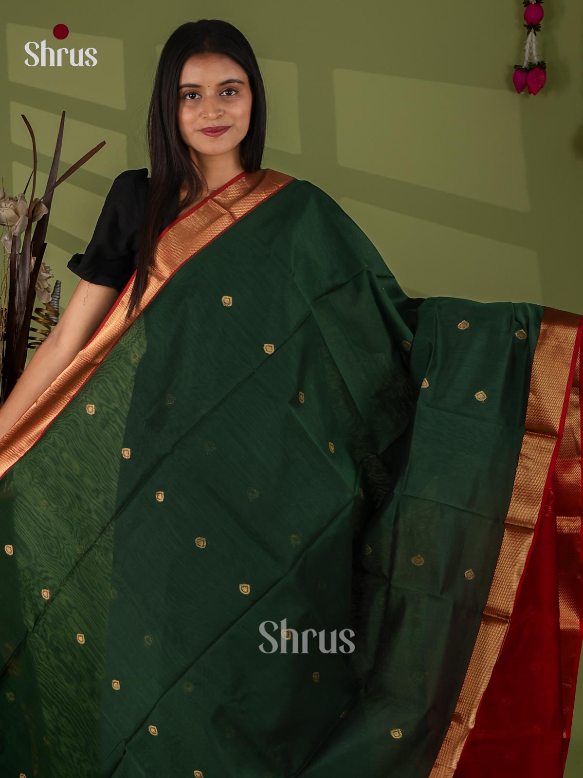 Maheshwari silkcotton Saree - EJ03167