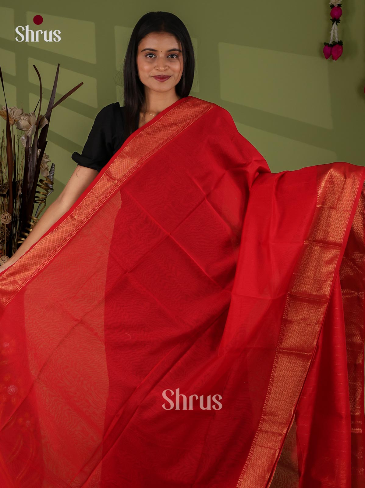 Maheshwari silkcotton Saree - EJ03178