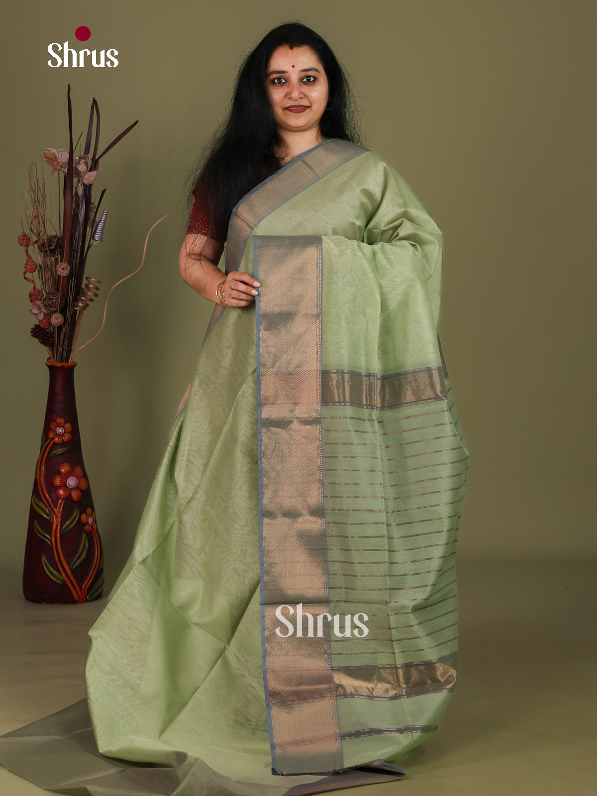 Maheshwari silkcotton Saree - EJ03183