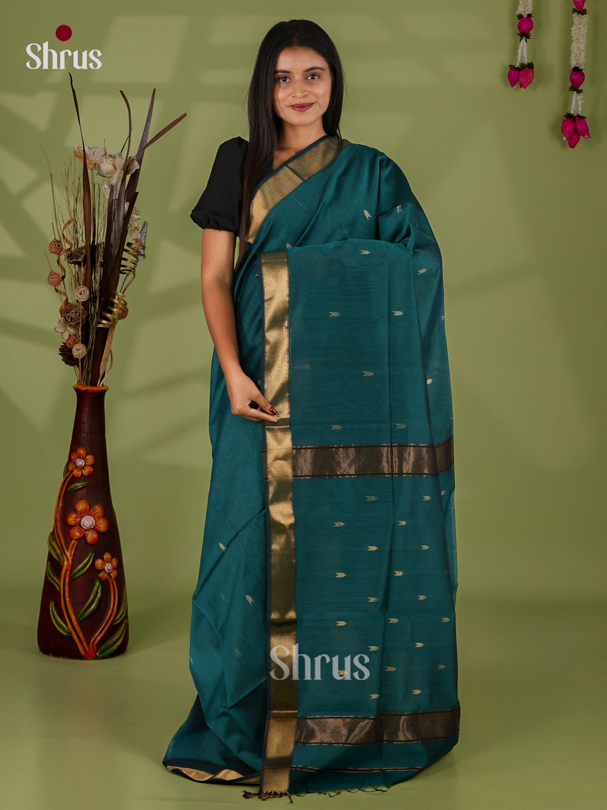 Maheshwari silkcotton Saree - EJ03194