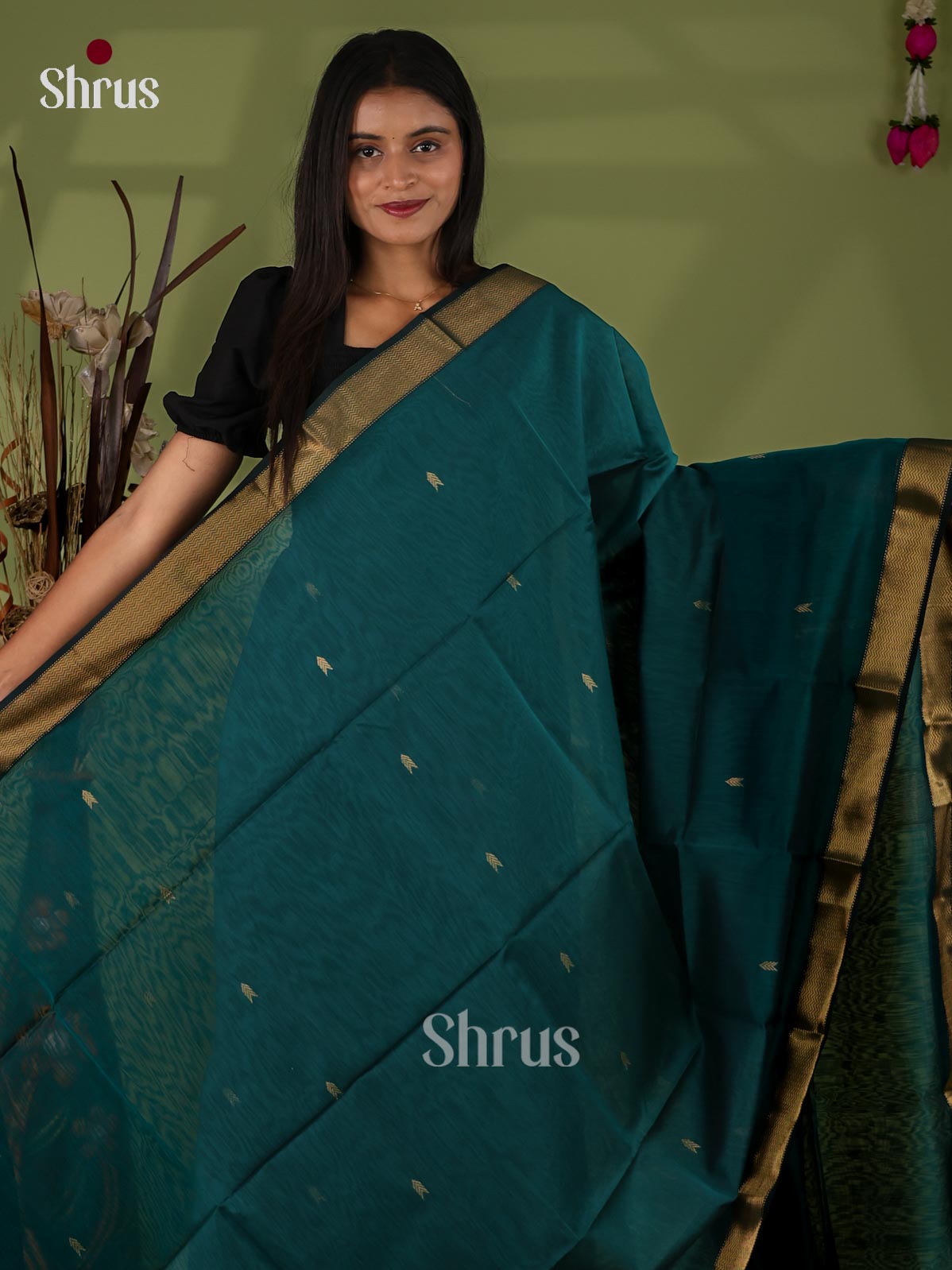 Maheshwari silkcotton Saree - EJ03194