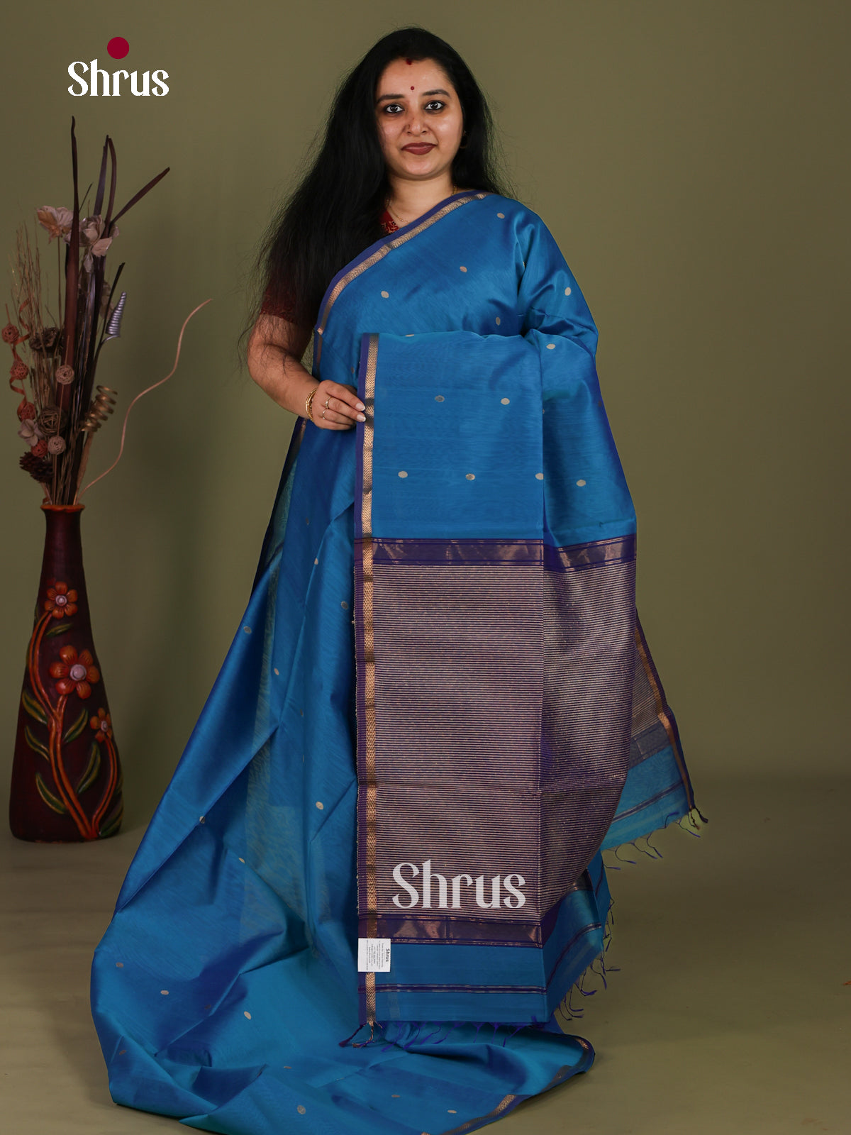 Maheshwari silkcotton Saree - EJ03195