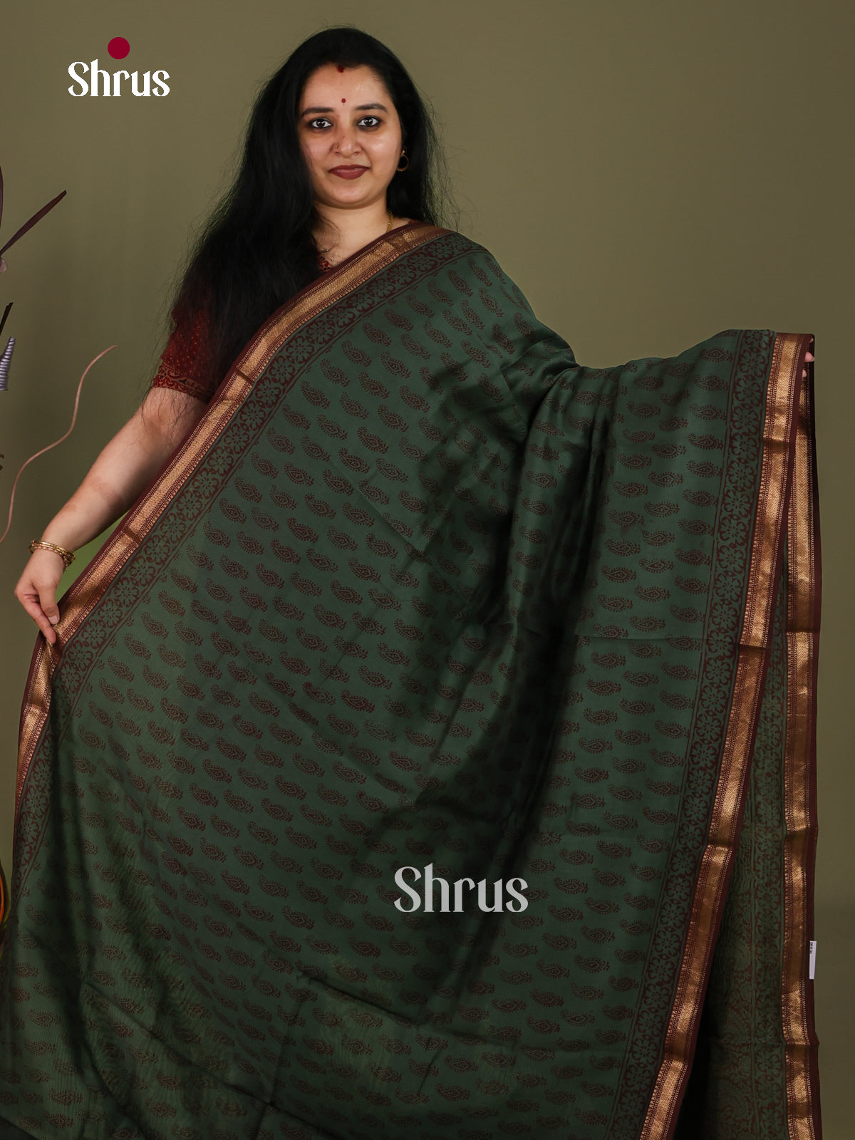 Maheshwari silkcotton Saree - EJ03209